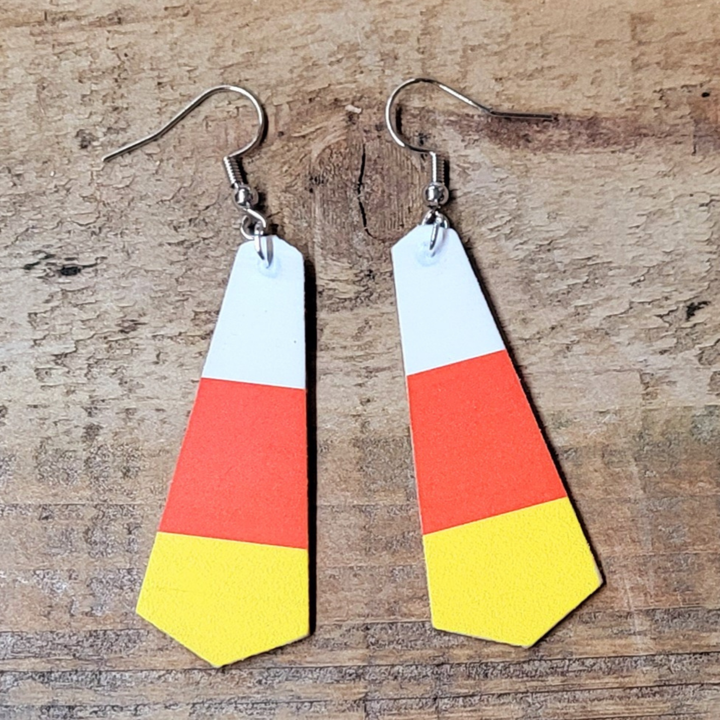 Candy Corn Earrings