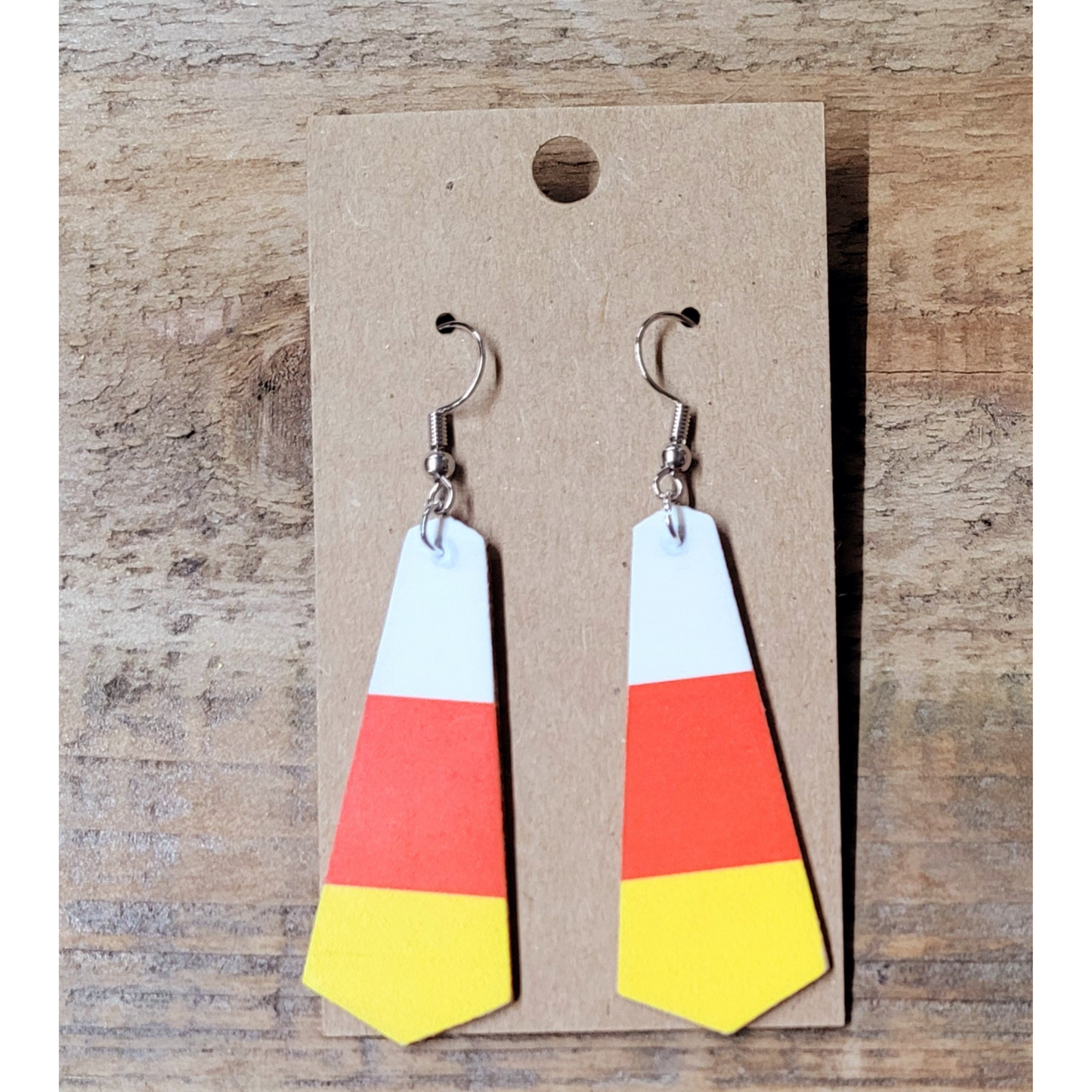 Candy Corn Earrings