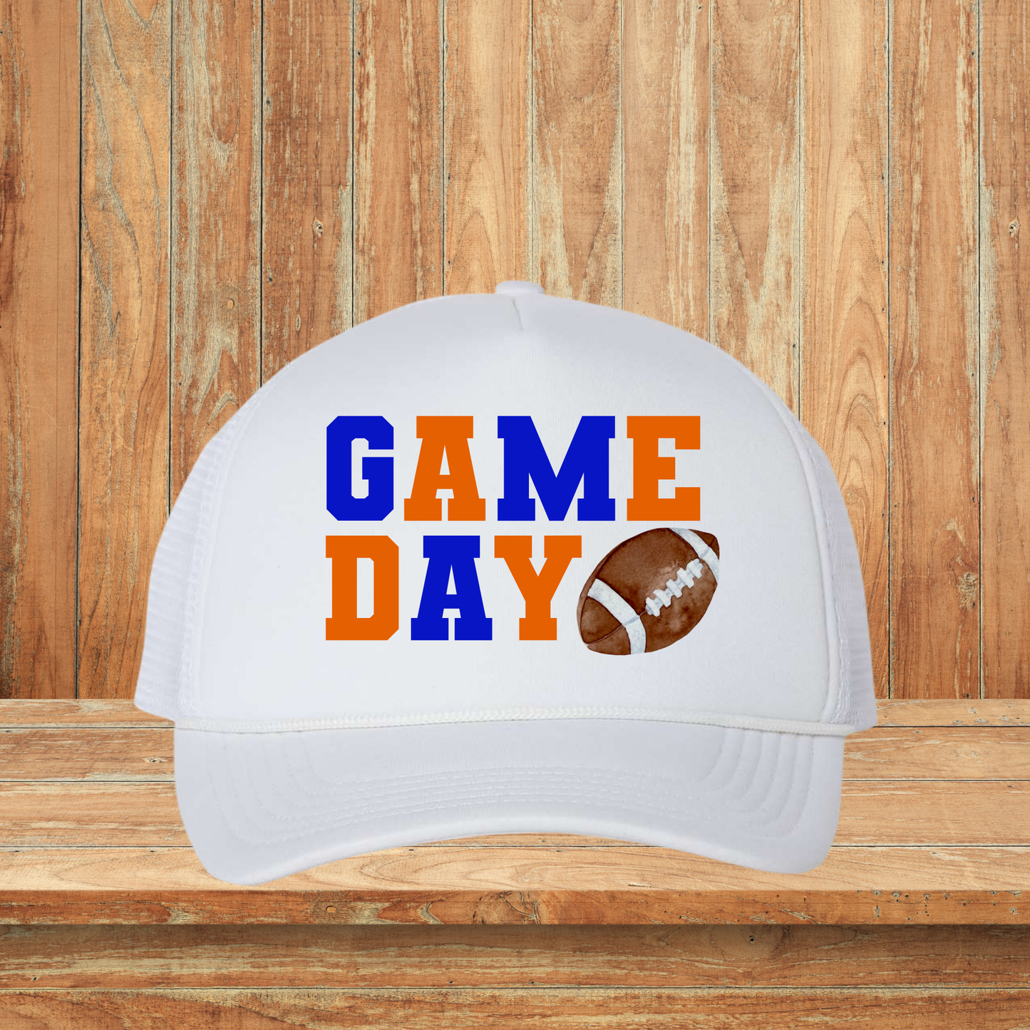 Game Day Blue and Orange Hat