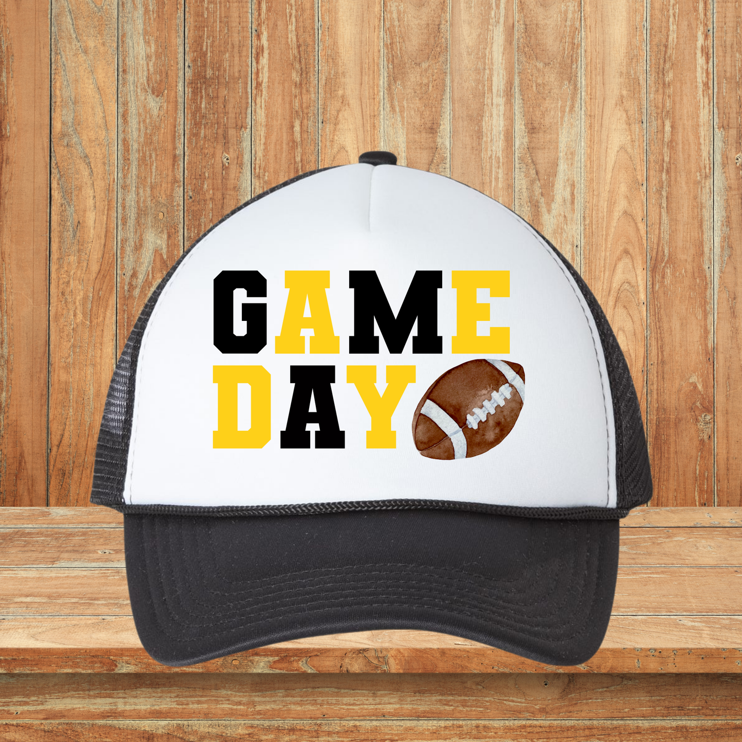 Game Day Black and Yellow Hat