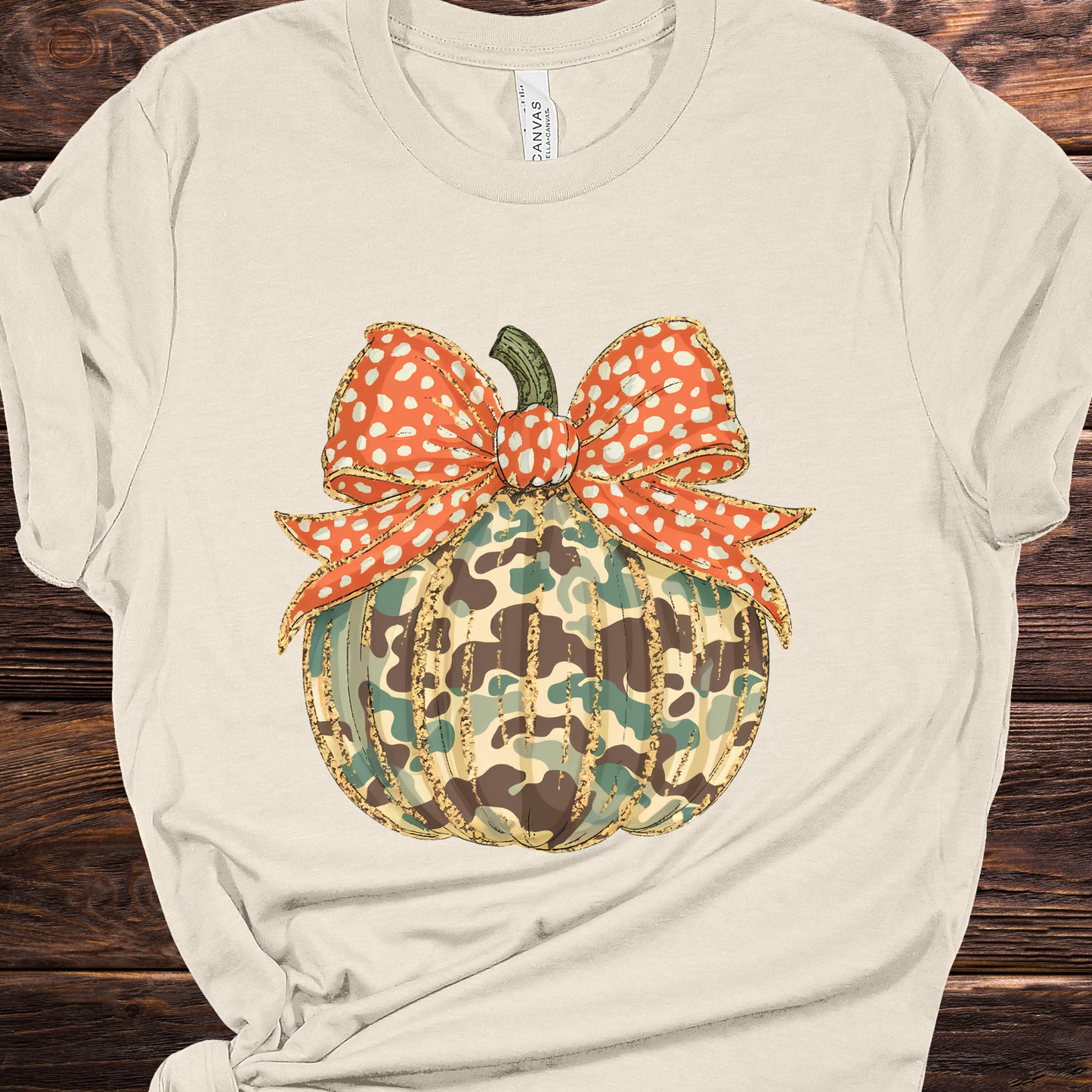 Camo Pumpkin Graphic Tee