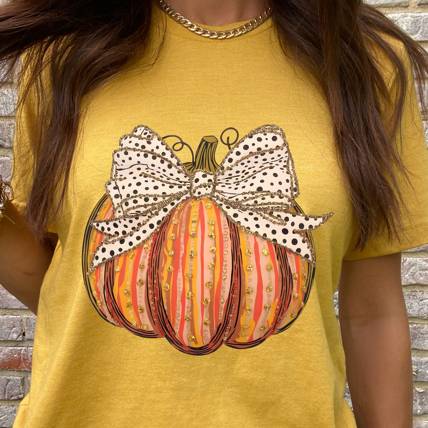 Sparkling Pumpkin Graphic Tee