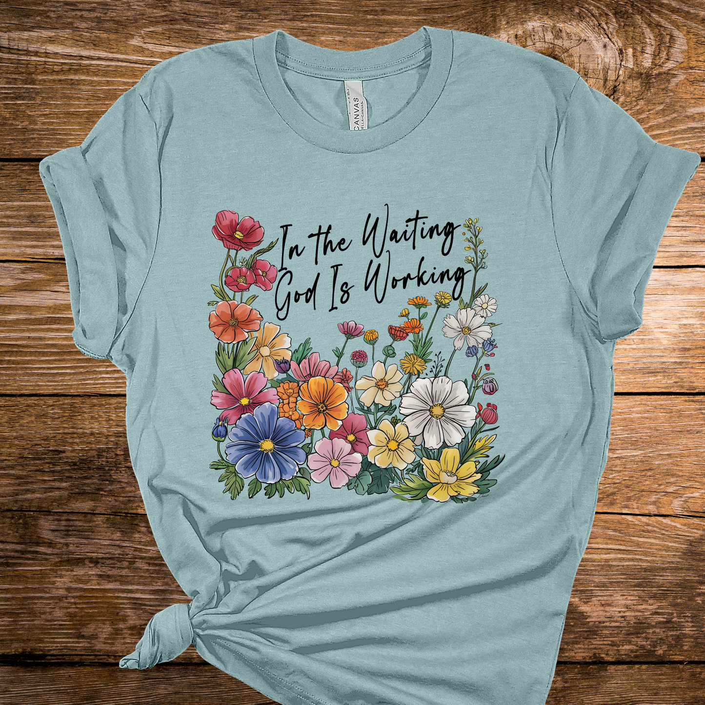 God is Working Graphic Tee