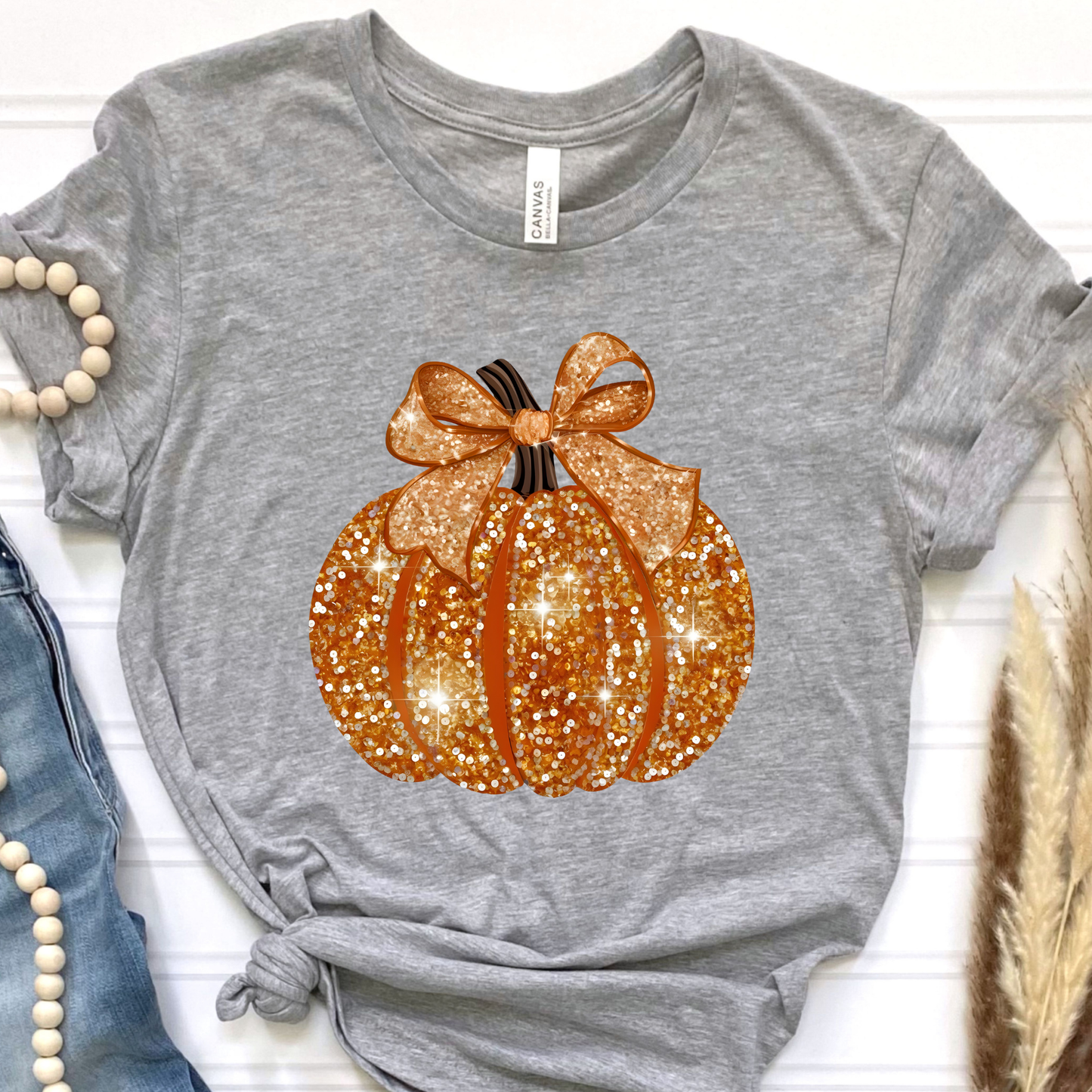Shimmering Pumpkin Graphic Tee