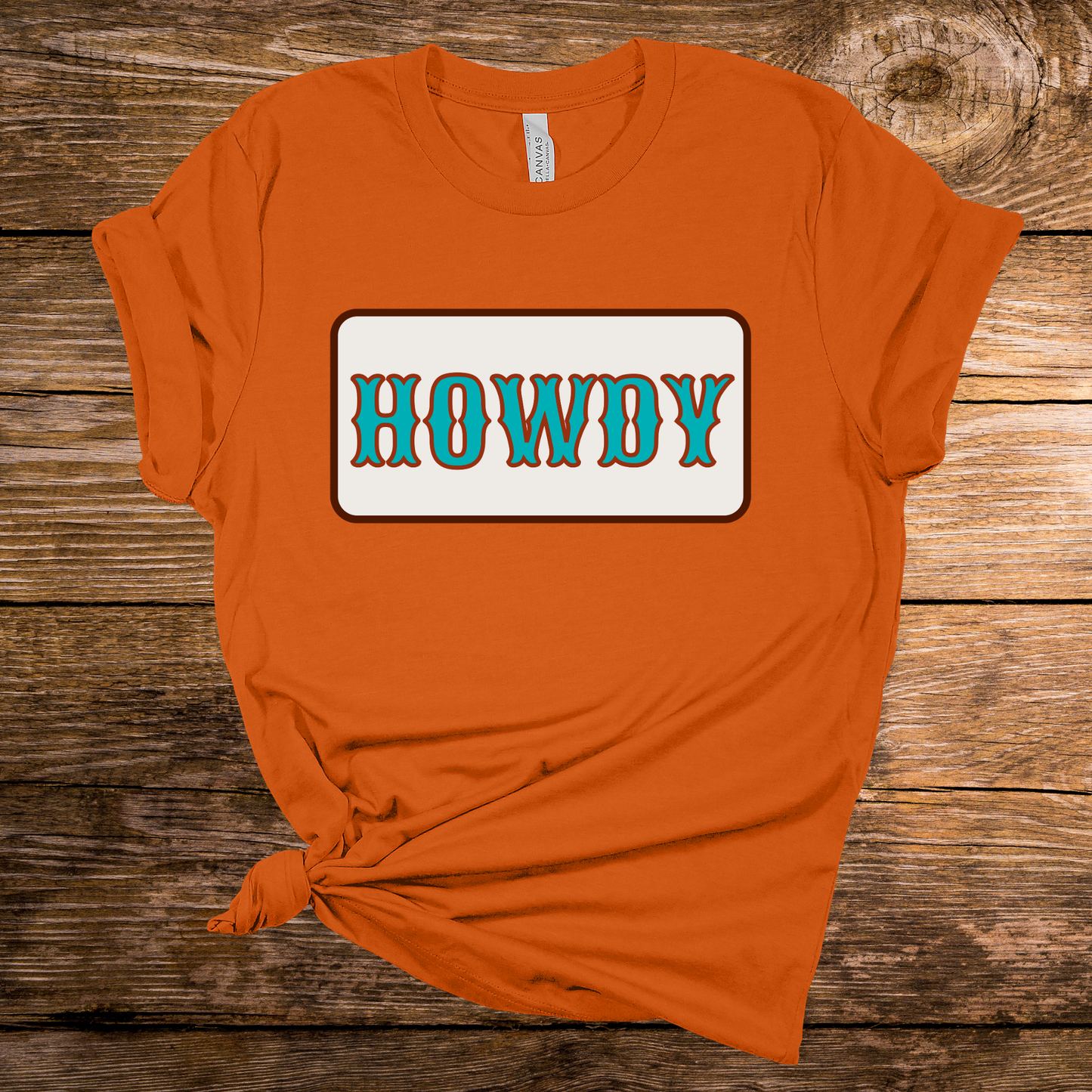 Howdy Orange Graphic Tee