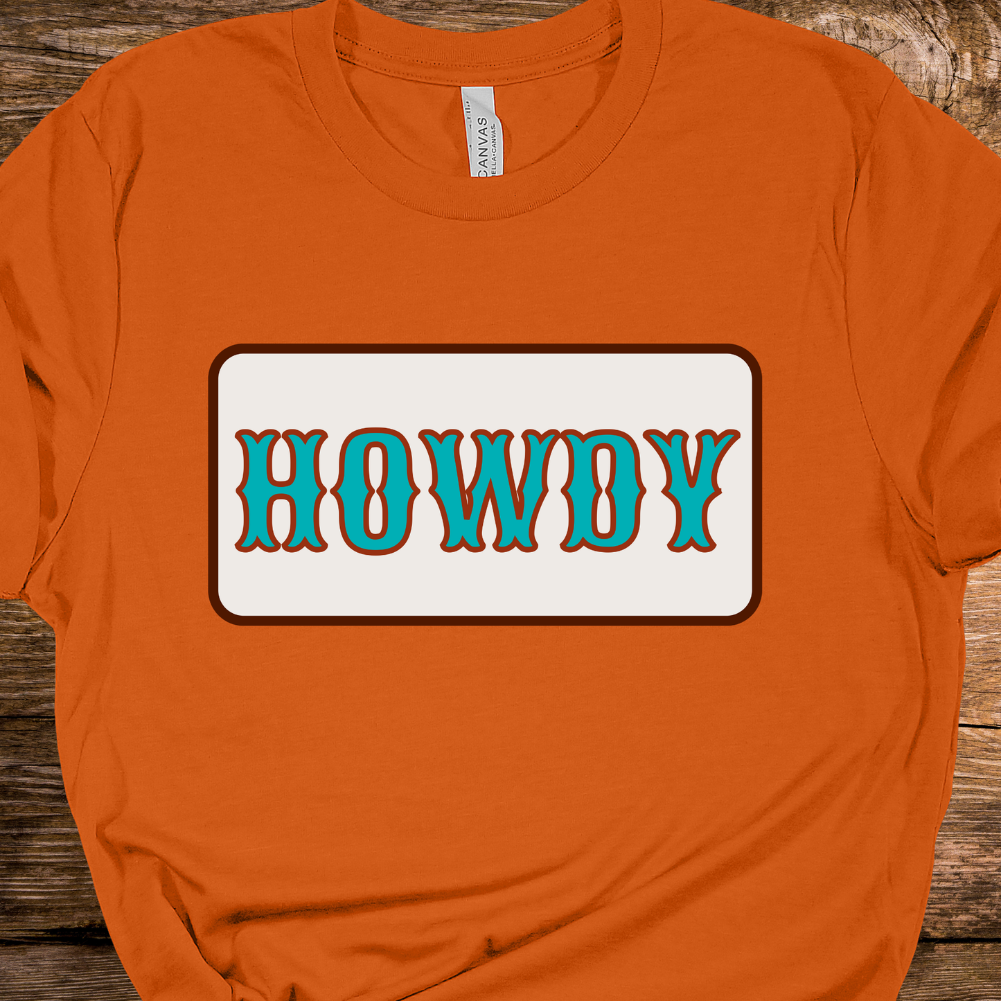 Howdy Orange Graphic Tee