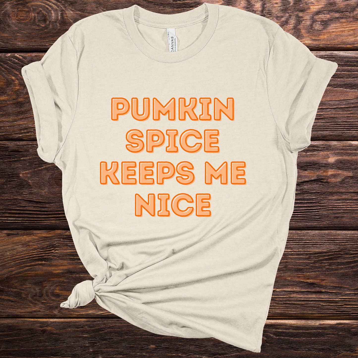 Pumpkin Spice Keeps Me Nice Graphic Tee