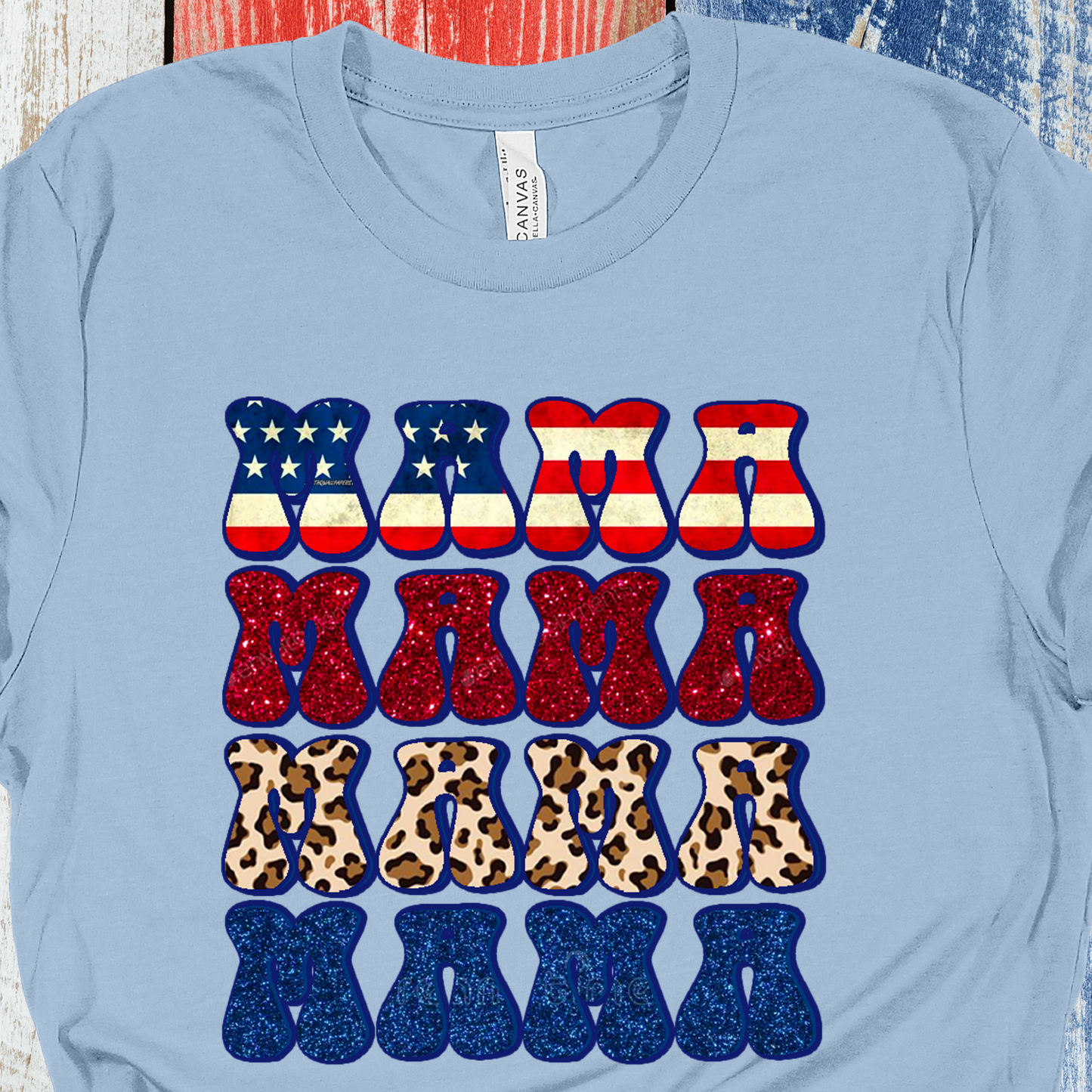 Mama Leopard Graphic Tee