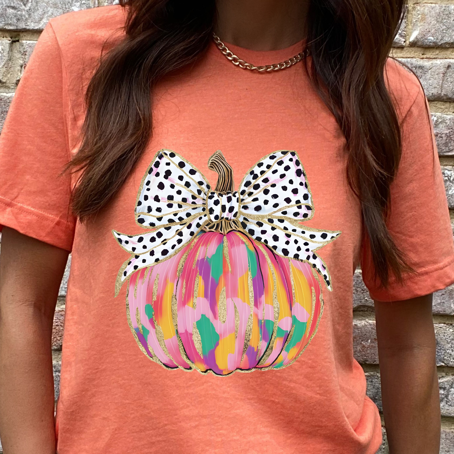 Pretty in Pumpkin Graphic Tee