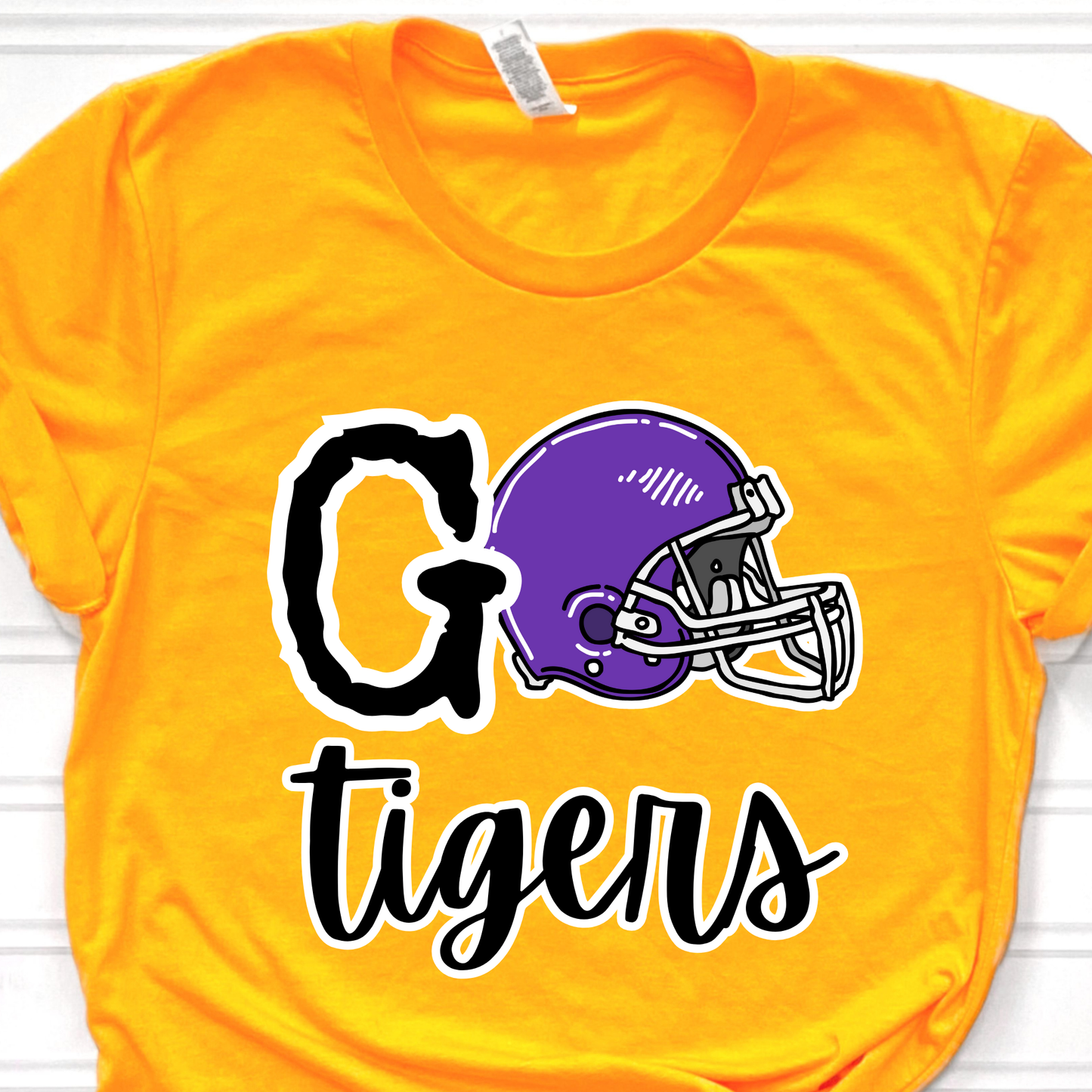 Go Tigers Purple Graphic Tee