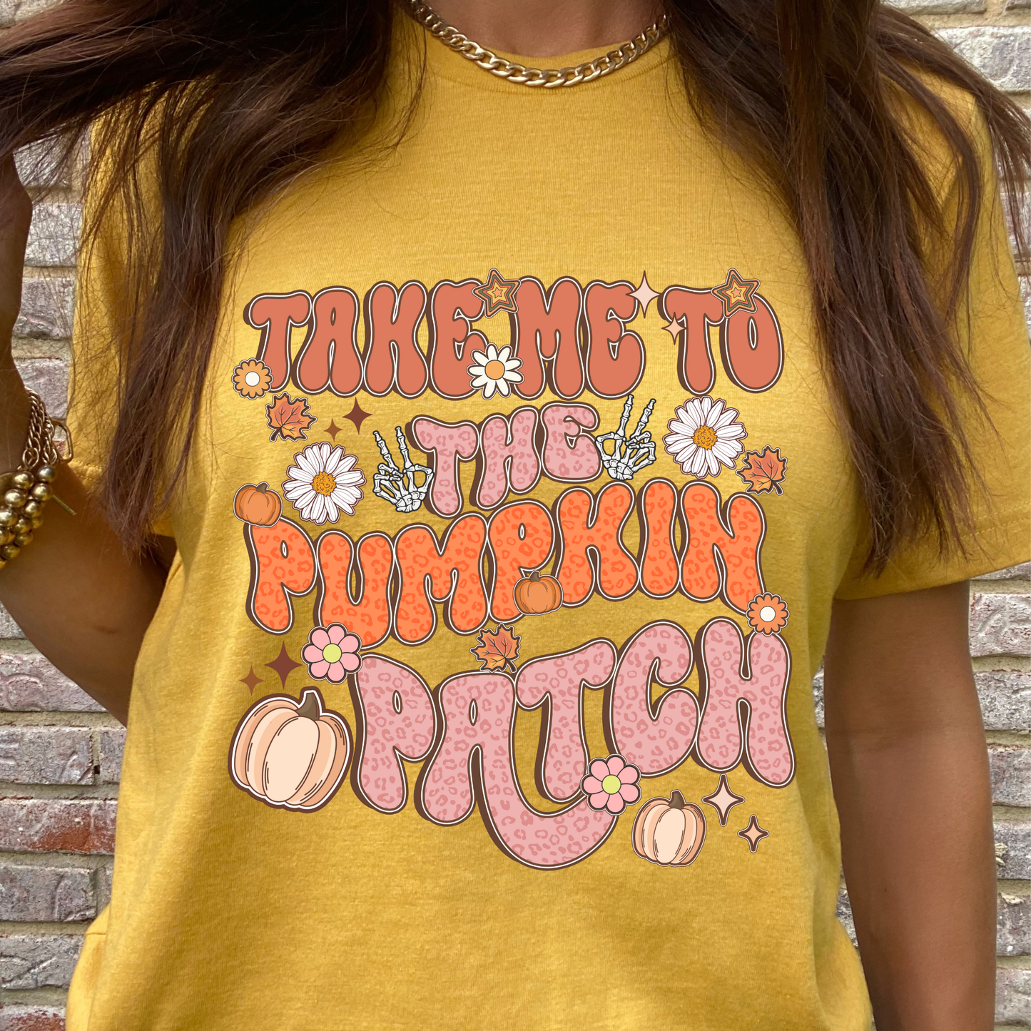 To The Pumpkin Patch Graphic Tee