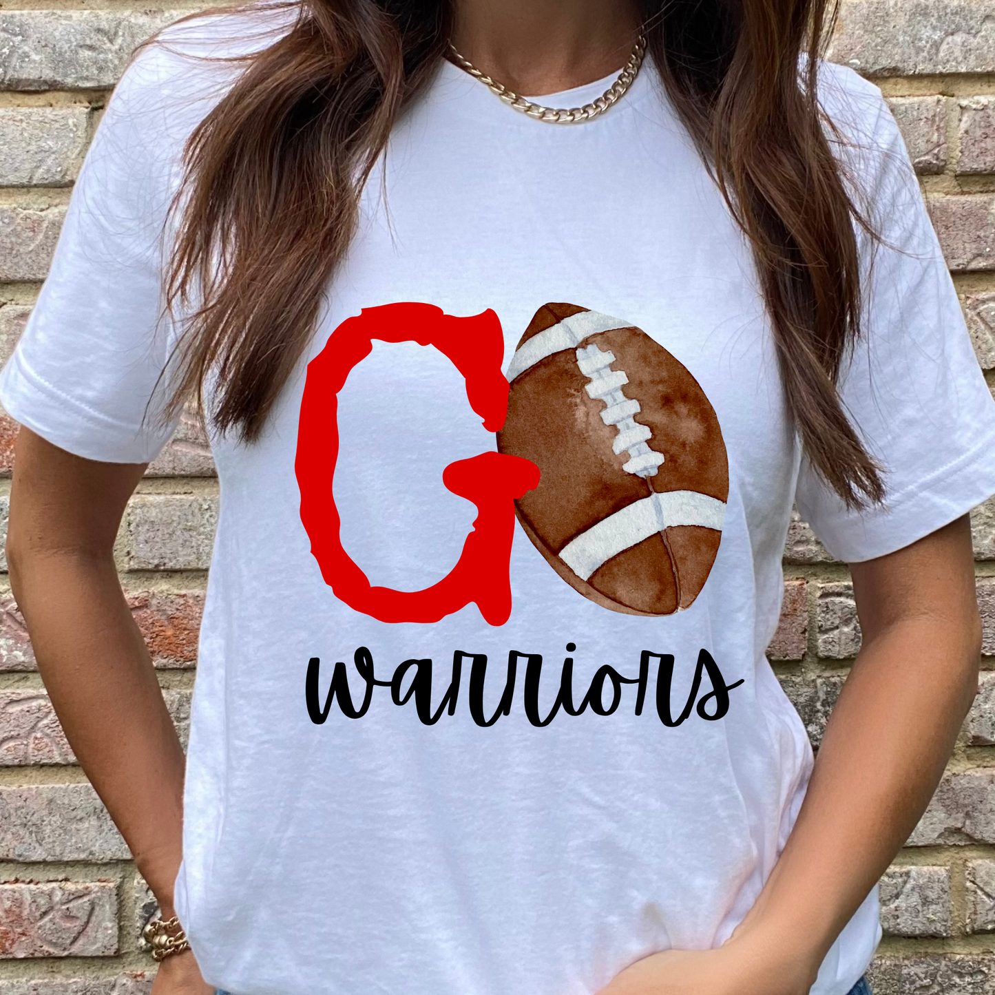 Warriors Football Graphic Tee