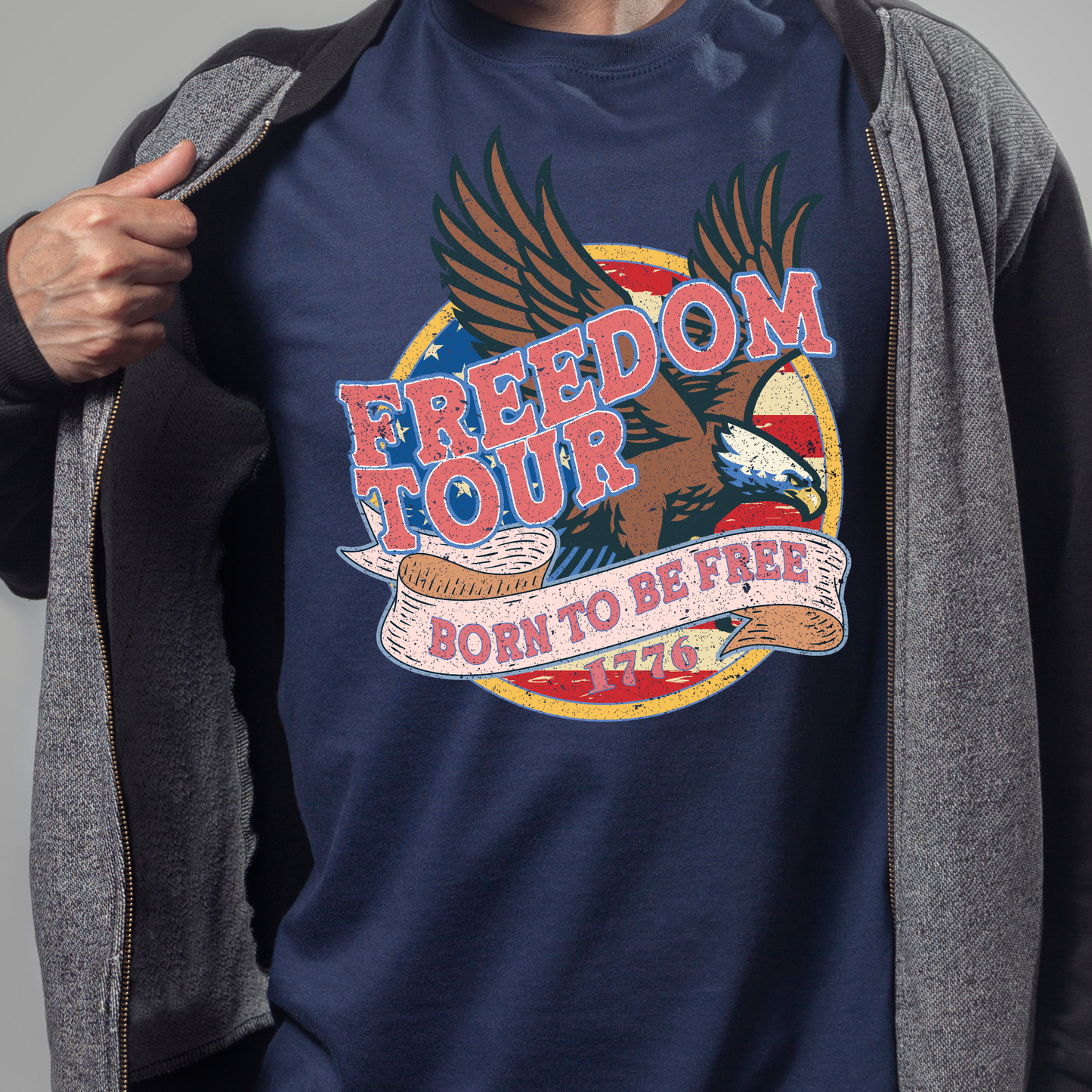 Born Free Men's Graphic Tee