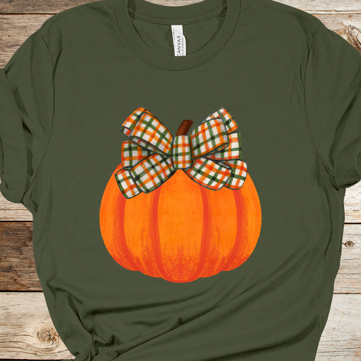 Plaid Pumpkin Graphic Tee