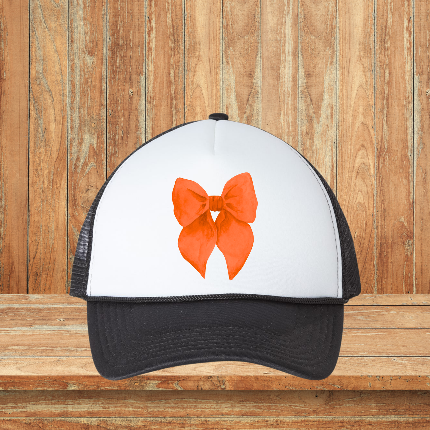 Orange Bow Hat