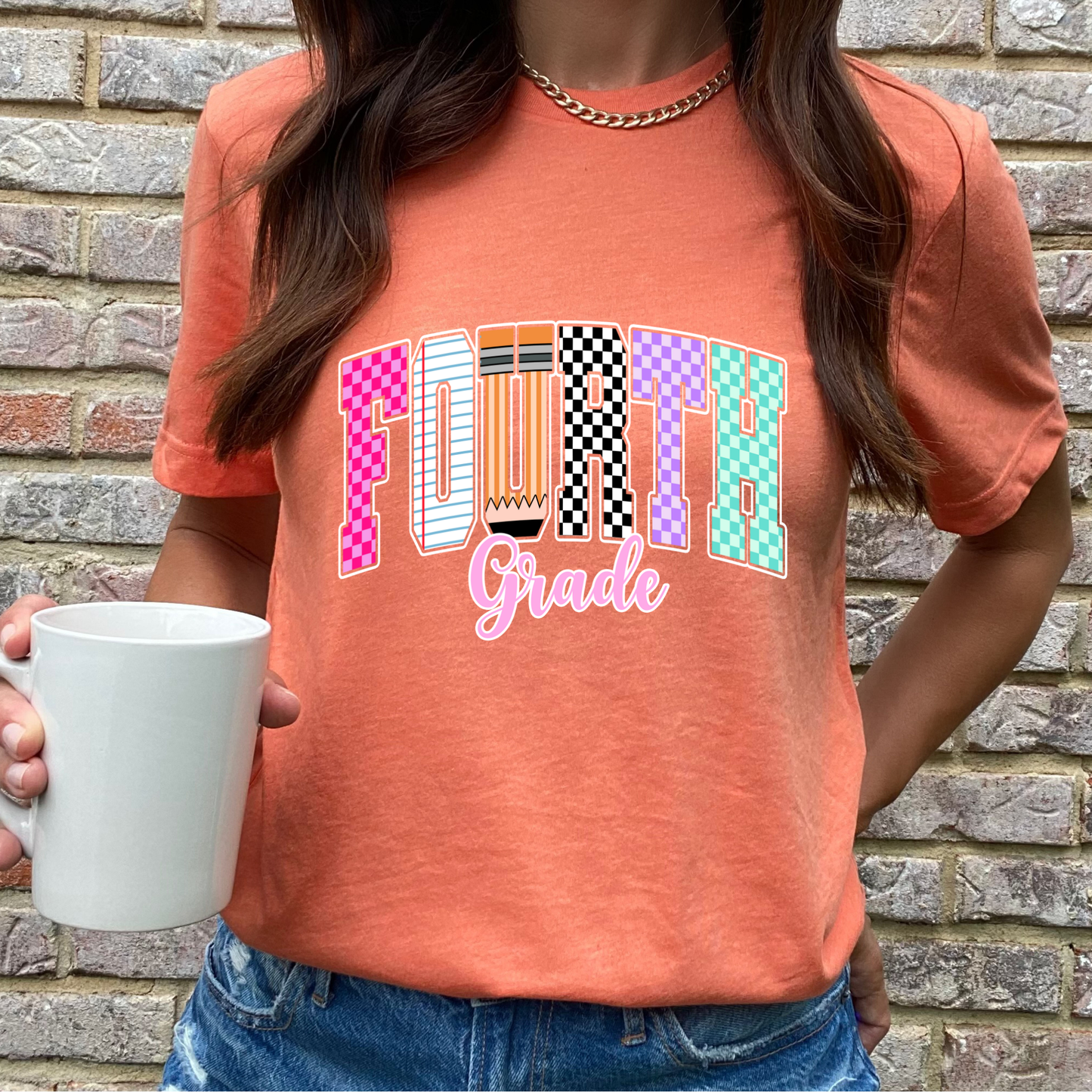 Back to School Fourth Grade Graphic Tee