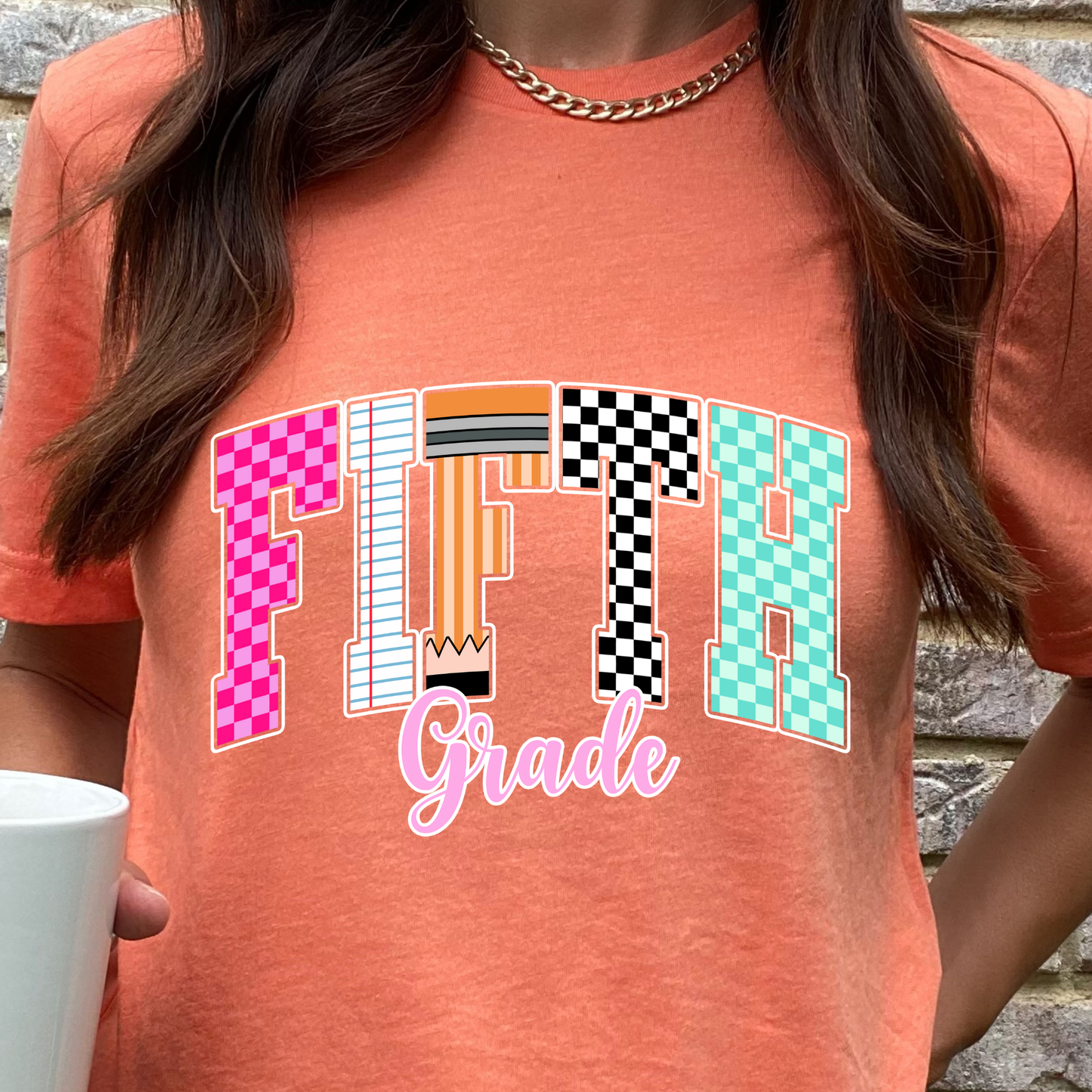 Back to School Fifth Grade Graphic Tee