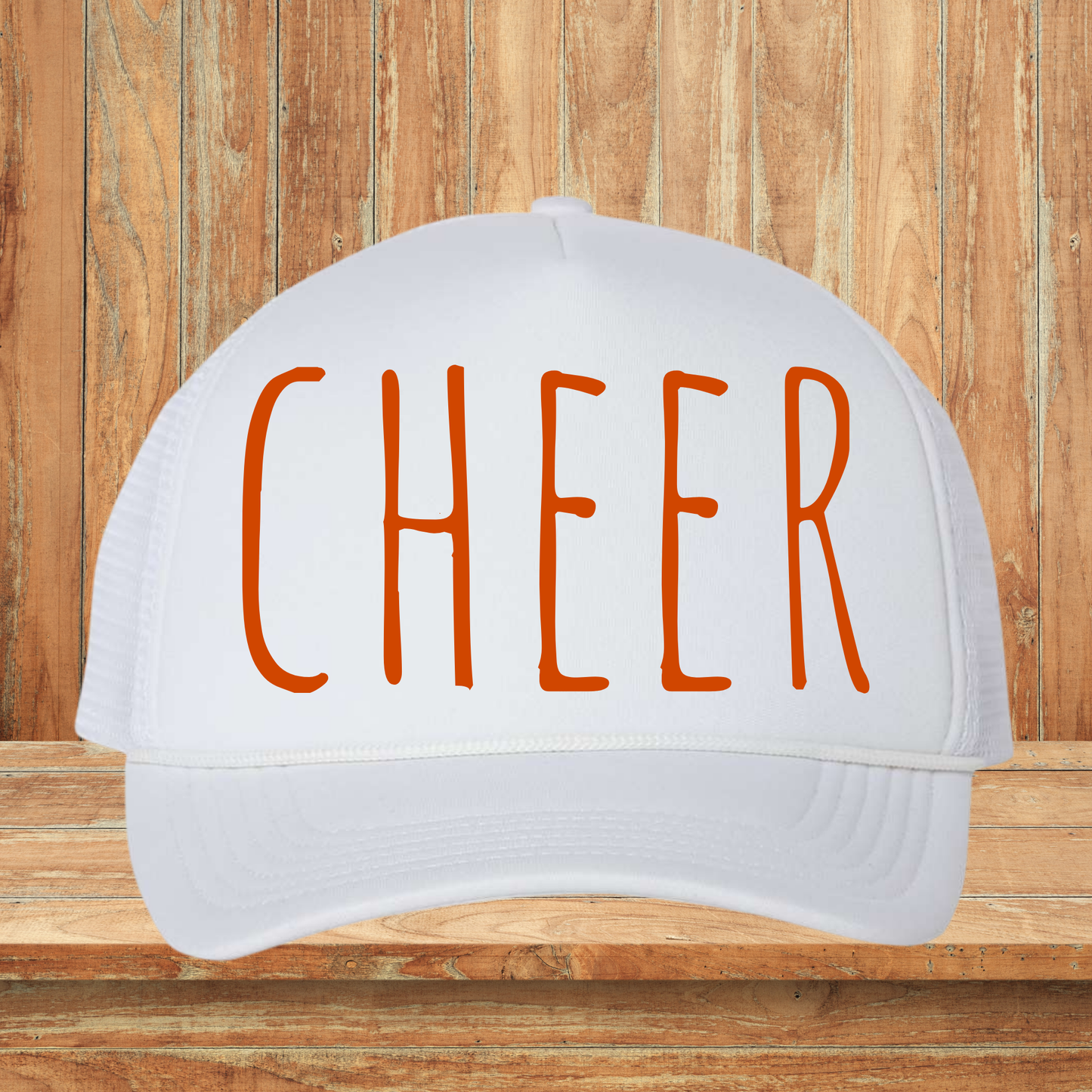 Orange CHEER Hat