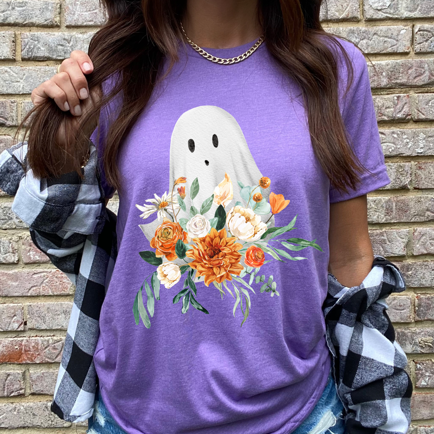 Floral Ghost Graphic Tee
