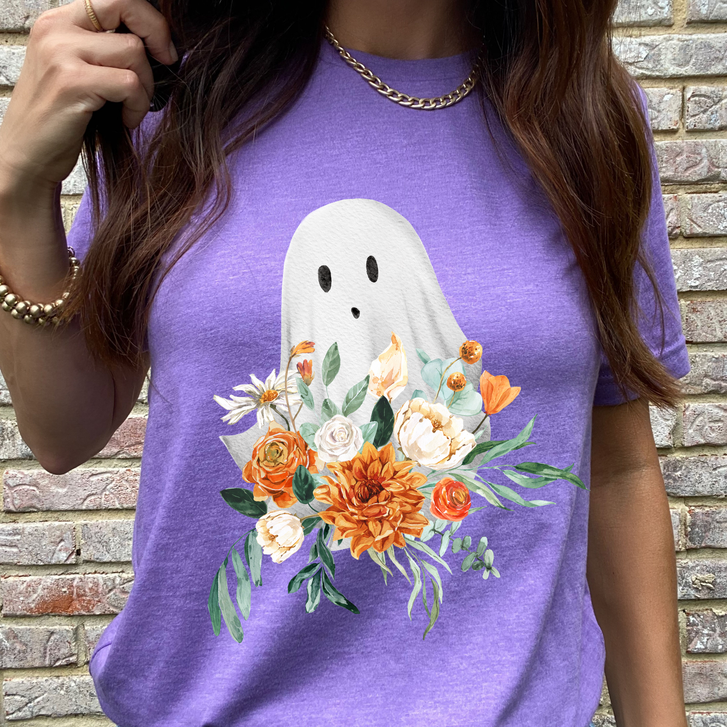 Floral Ghost Graphic Tee