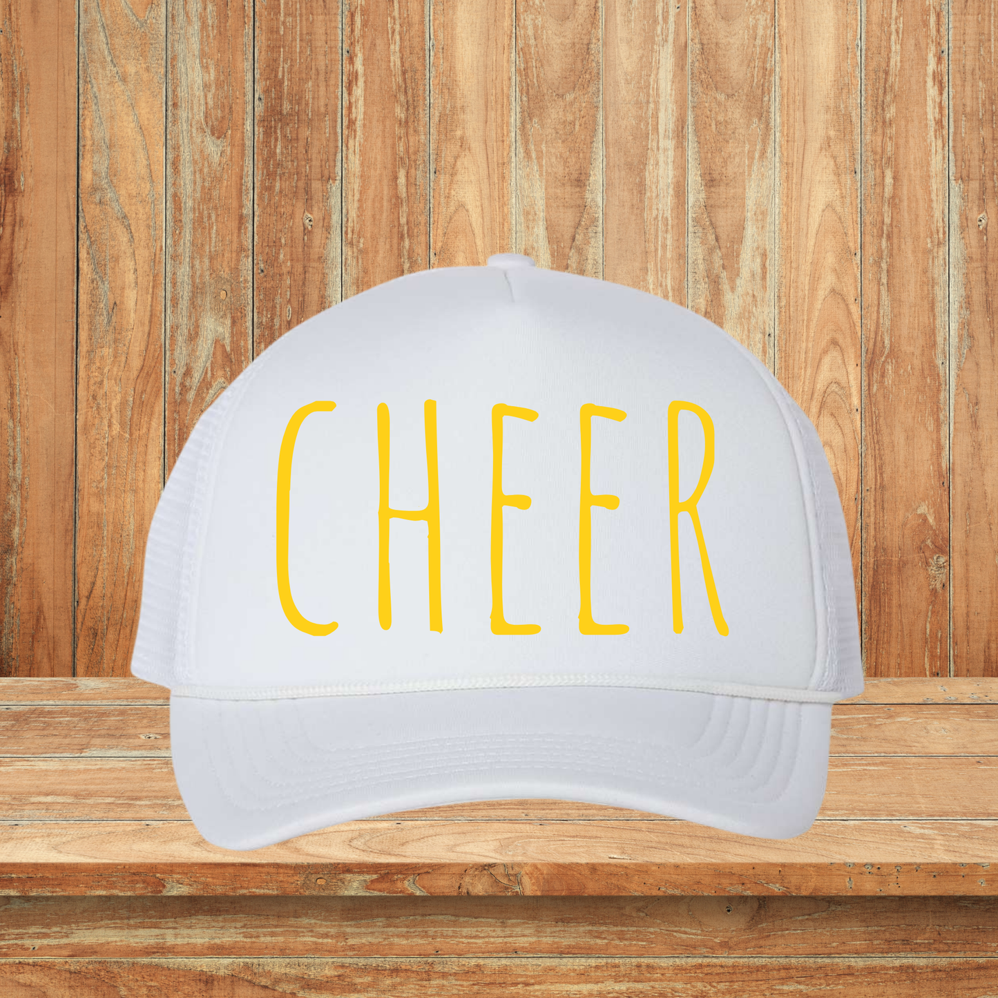 Yellow CHEER Hat