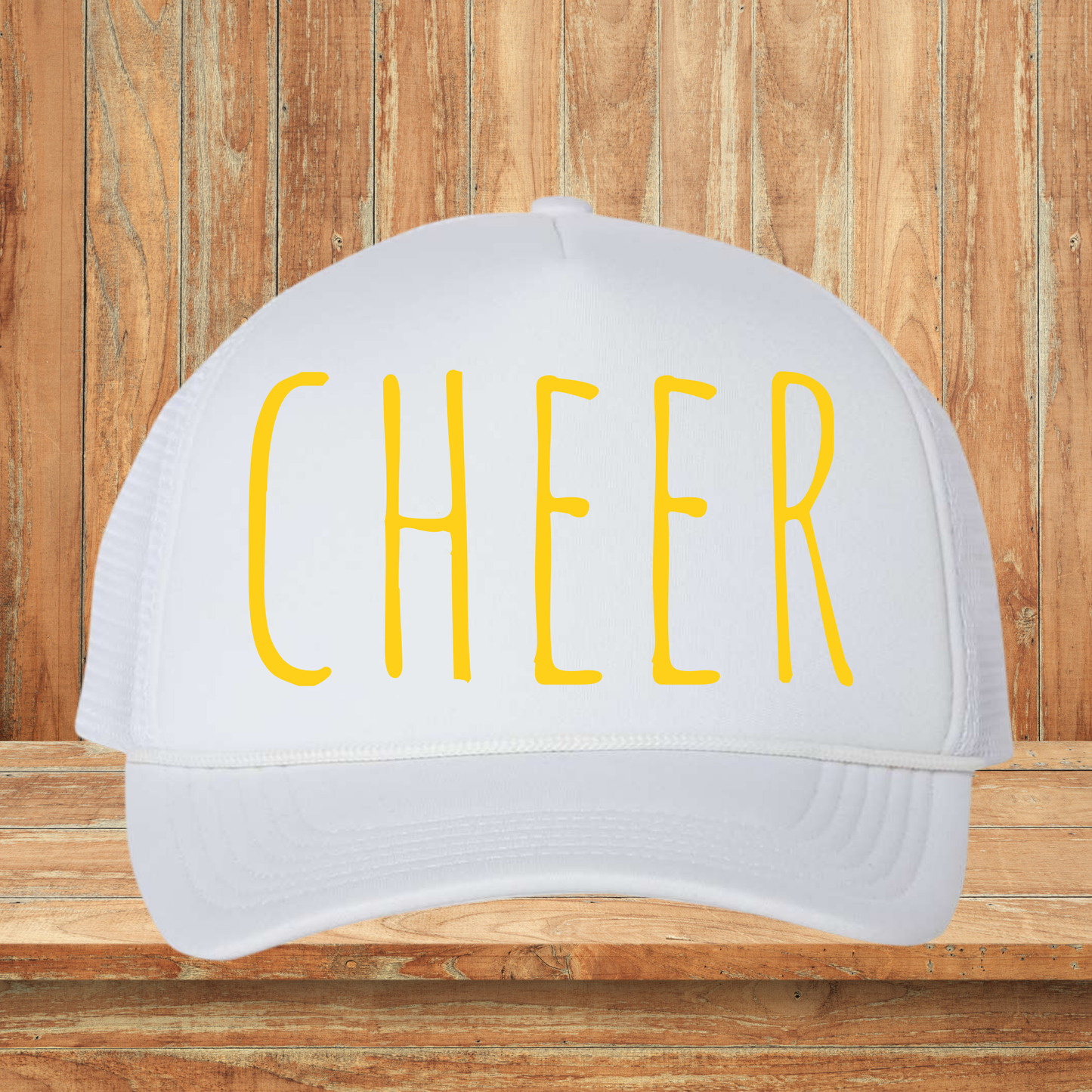 Yellow CHEER Hat