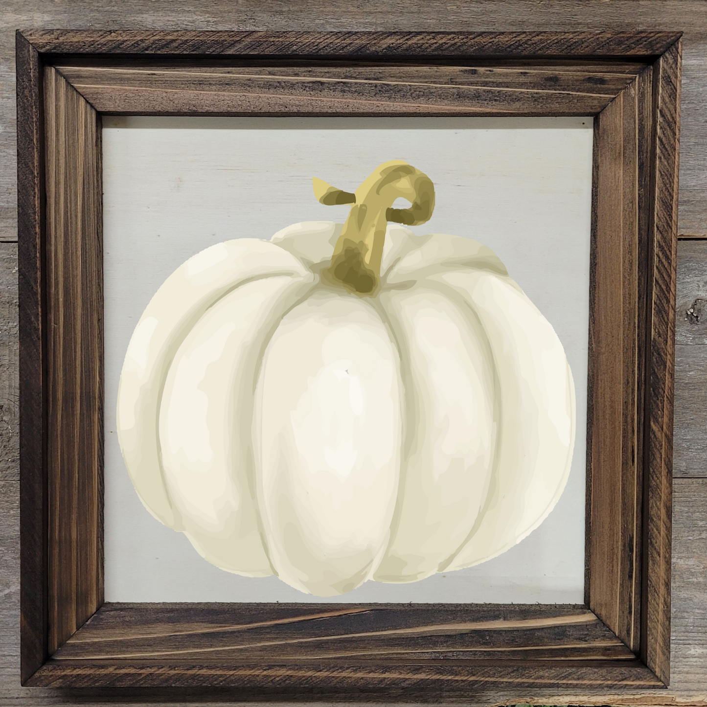 Fall Pumpkin 4 - 12x12 Wood Print