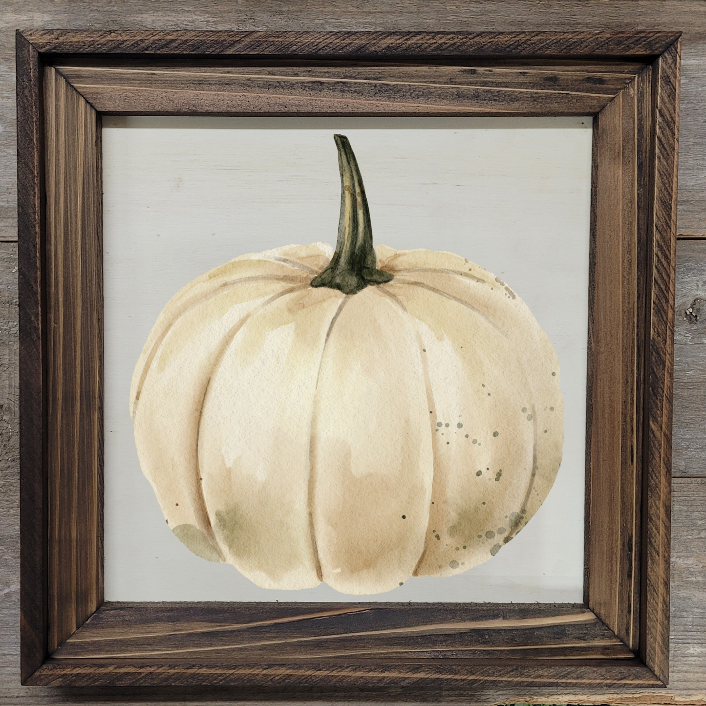 Fall Pumpkin 3 - 12x12 Wood Print