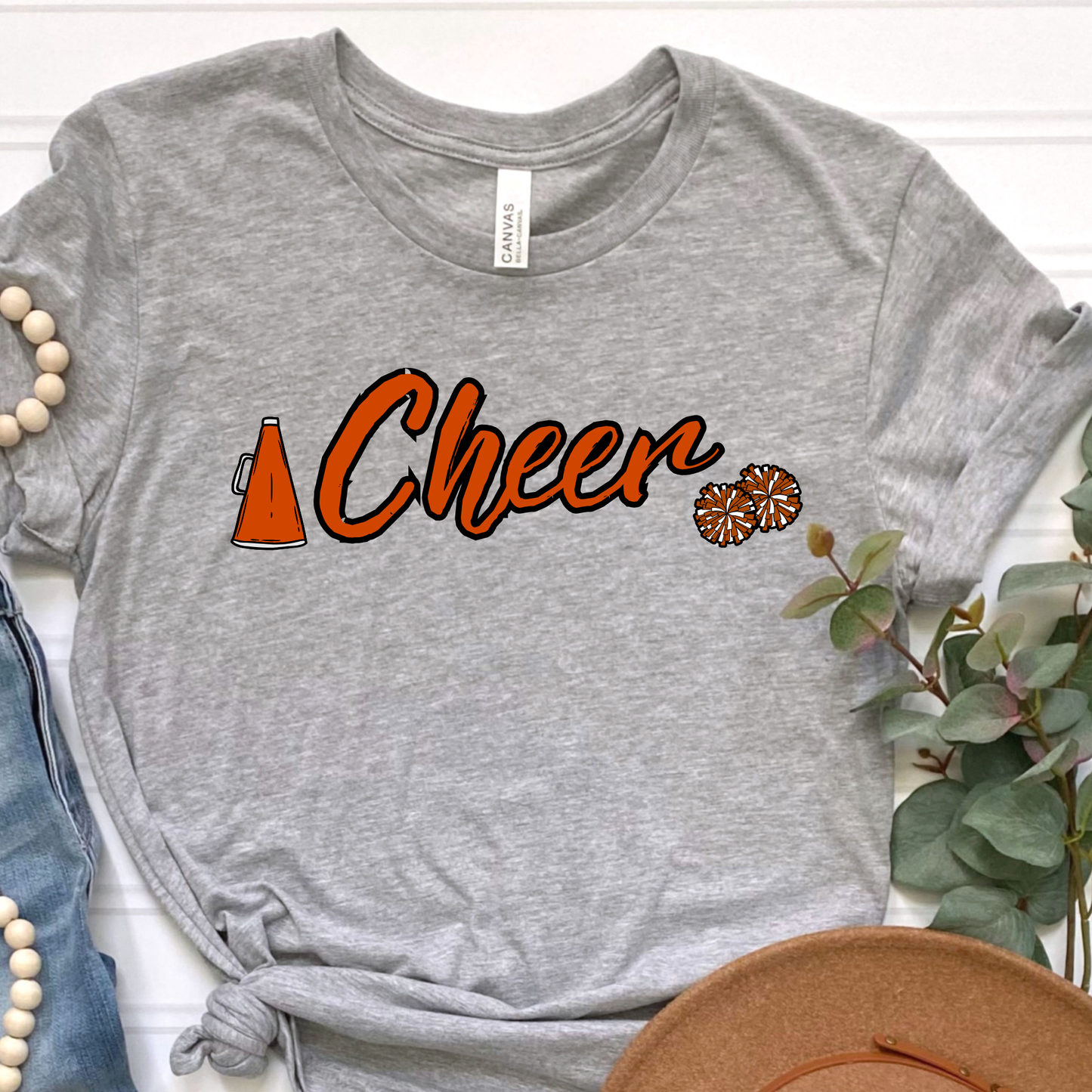 ORANGE CHEER Graphic Tee