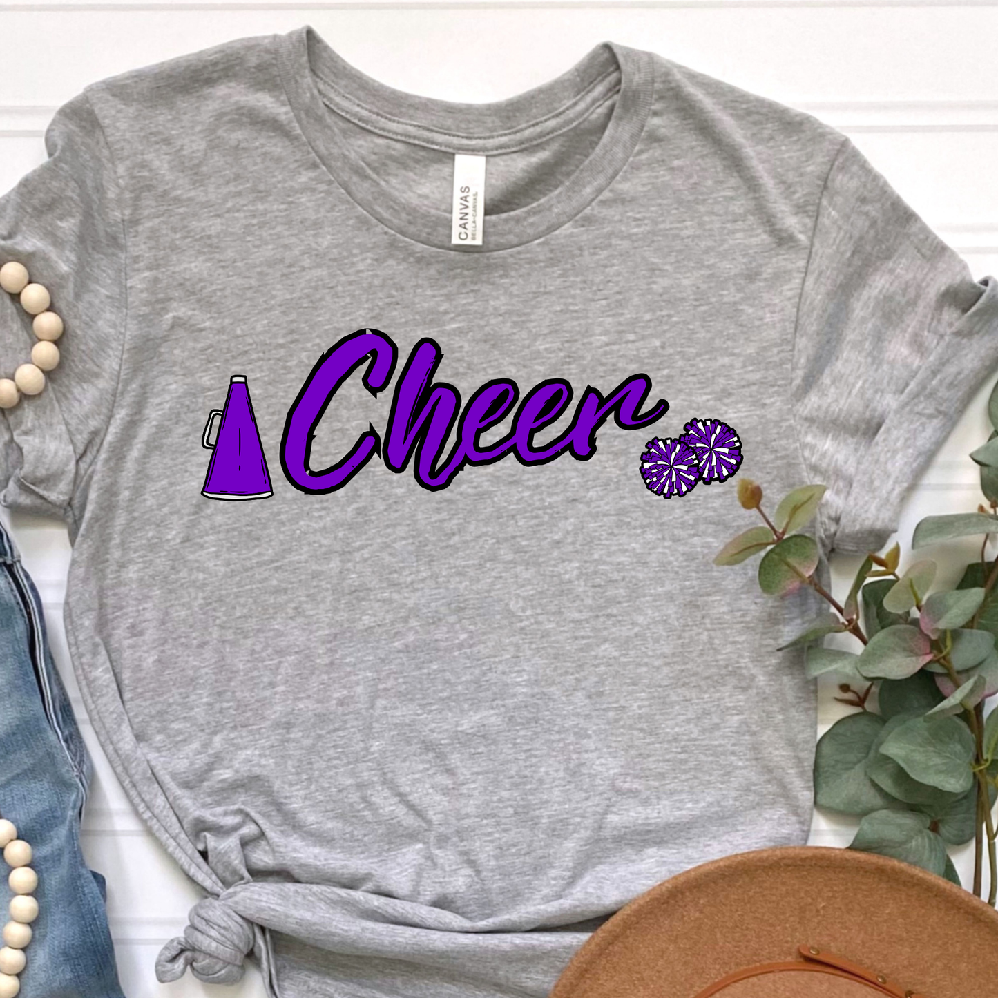 PURPLE CHEER Graphic Tee