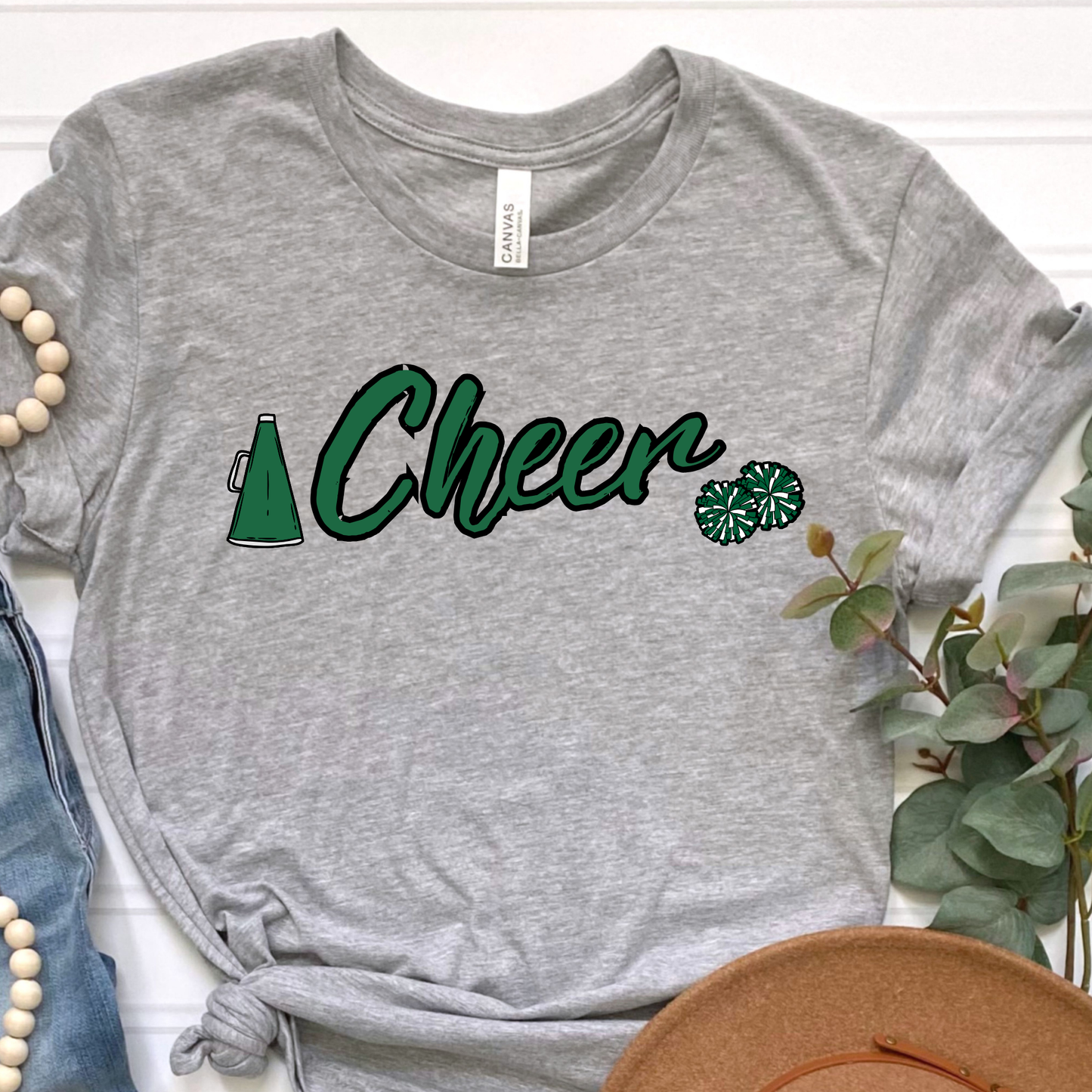 GREEN CHEER Graphic Tee