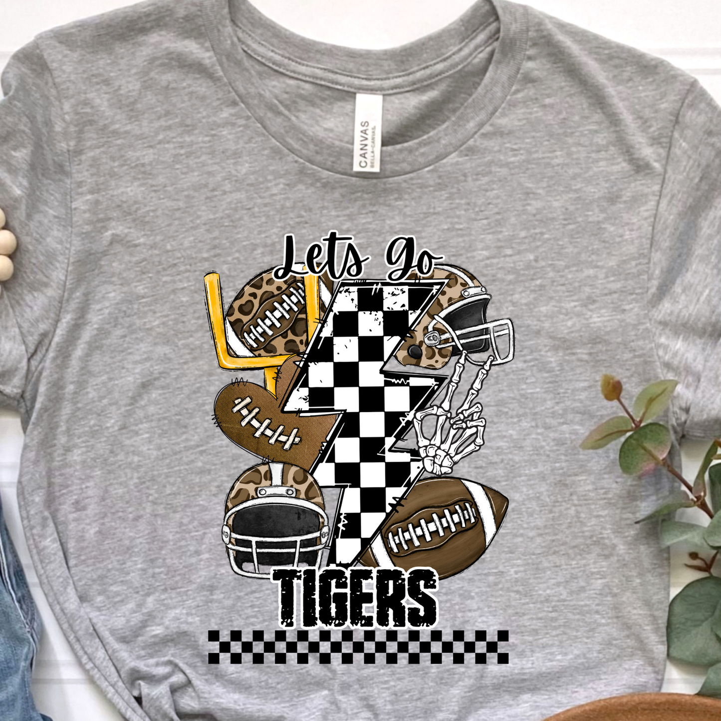 Let's Go Team Custom Graphic Tee