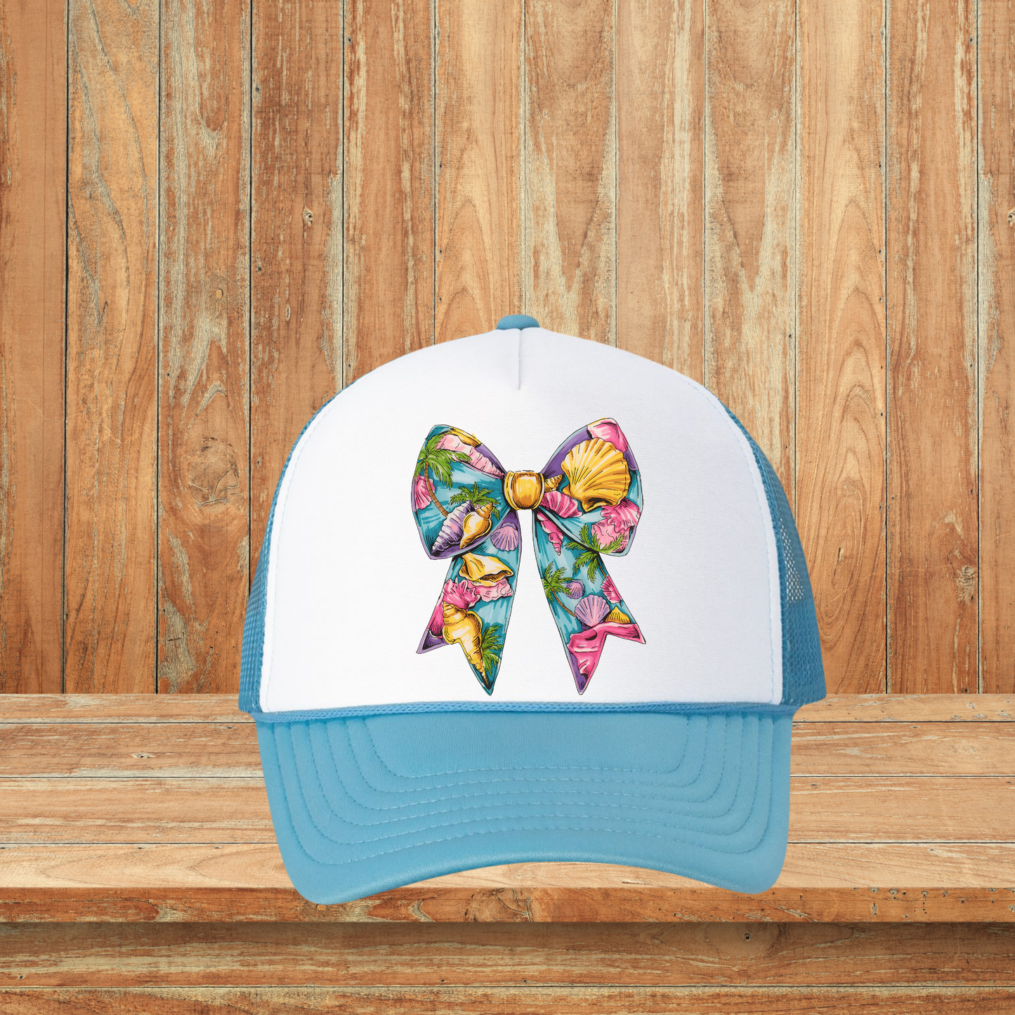 Bright Tropical Bow Hat