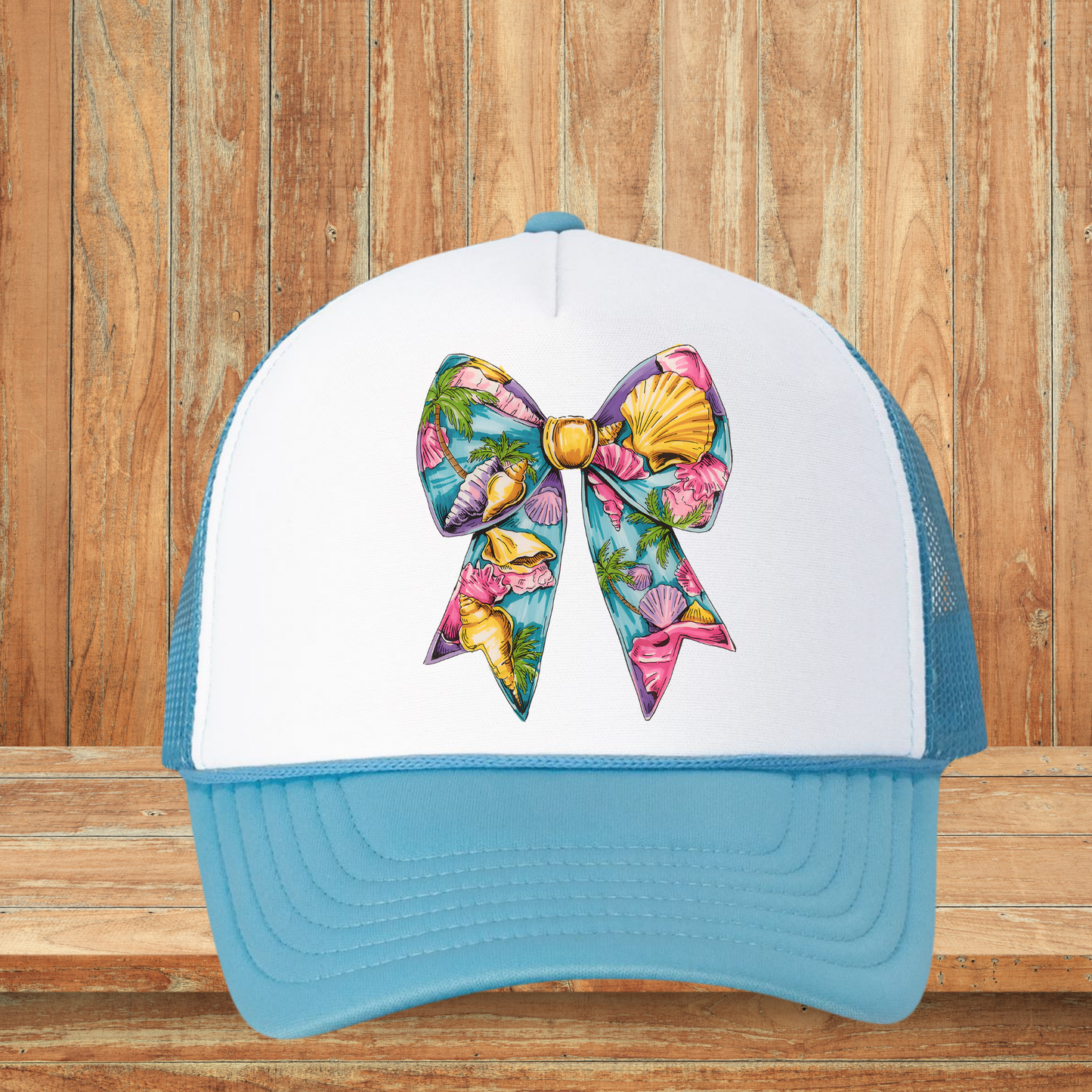 Bright Tropical Bow Hat