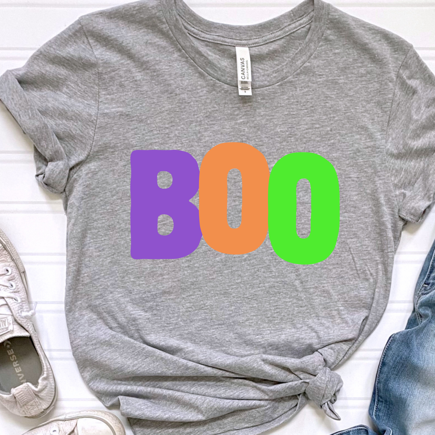 Boo Halloween Graphic Tee