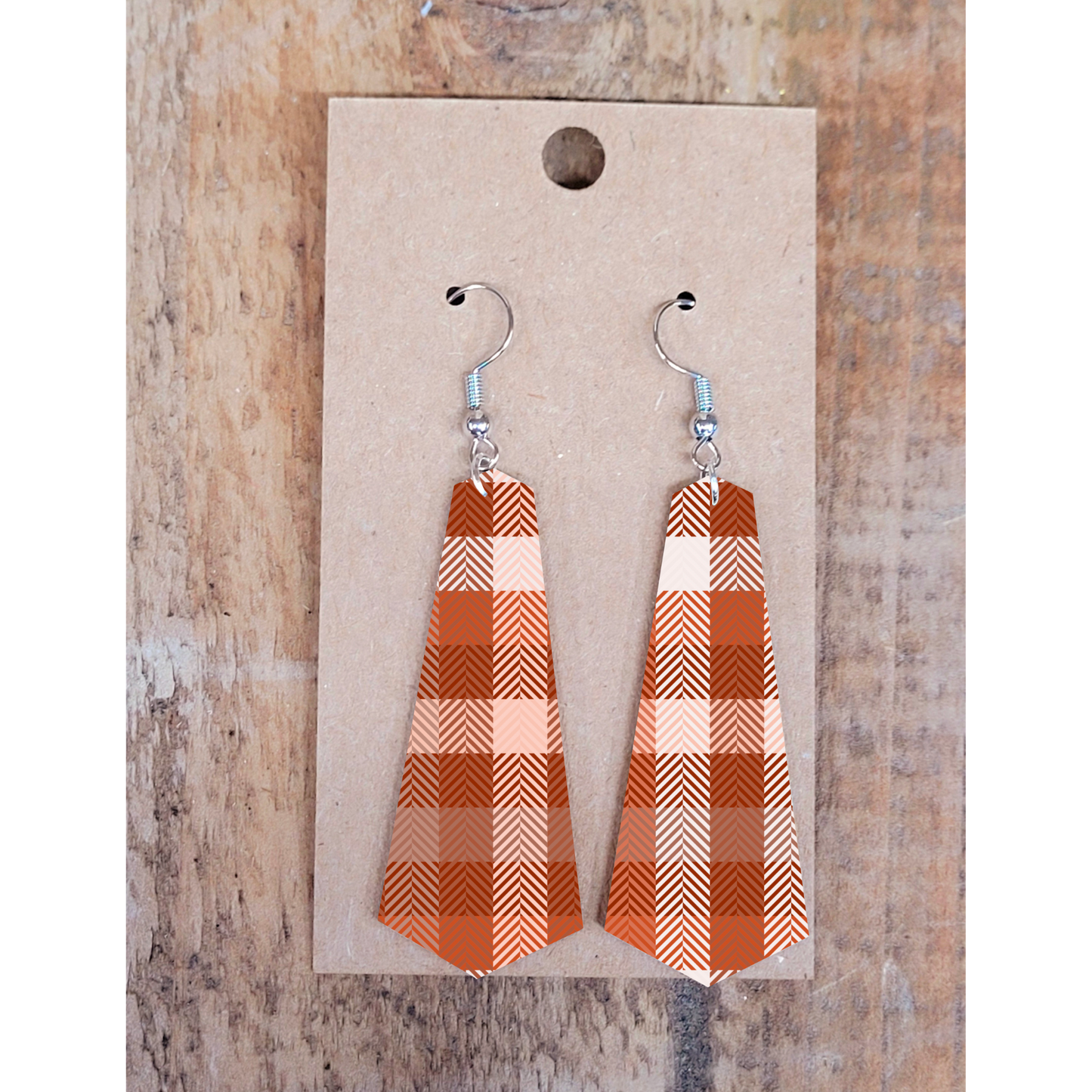 Fall Plaid Earrings