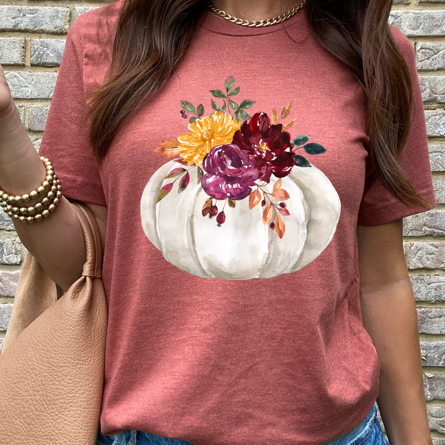 White Pumpkin Graphic Tee