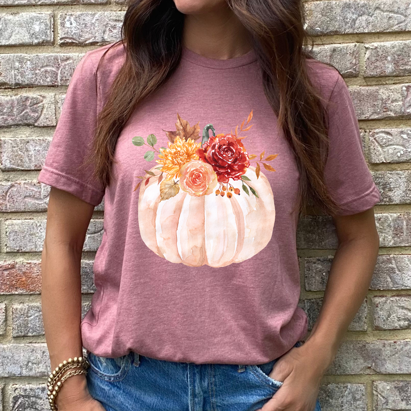 Pretty in Pink Pumpkin Graphic Tee