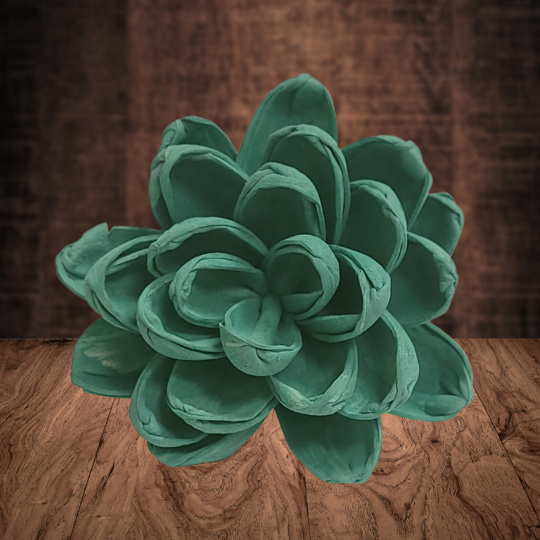 Coral Reef Jade Wood Flower Dye