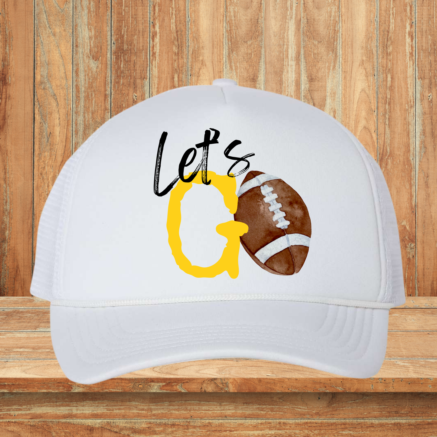 Let’s Go Football Yellow Hat