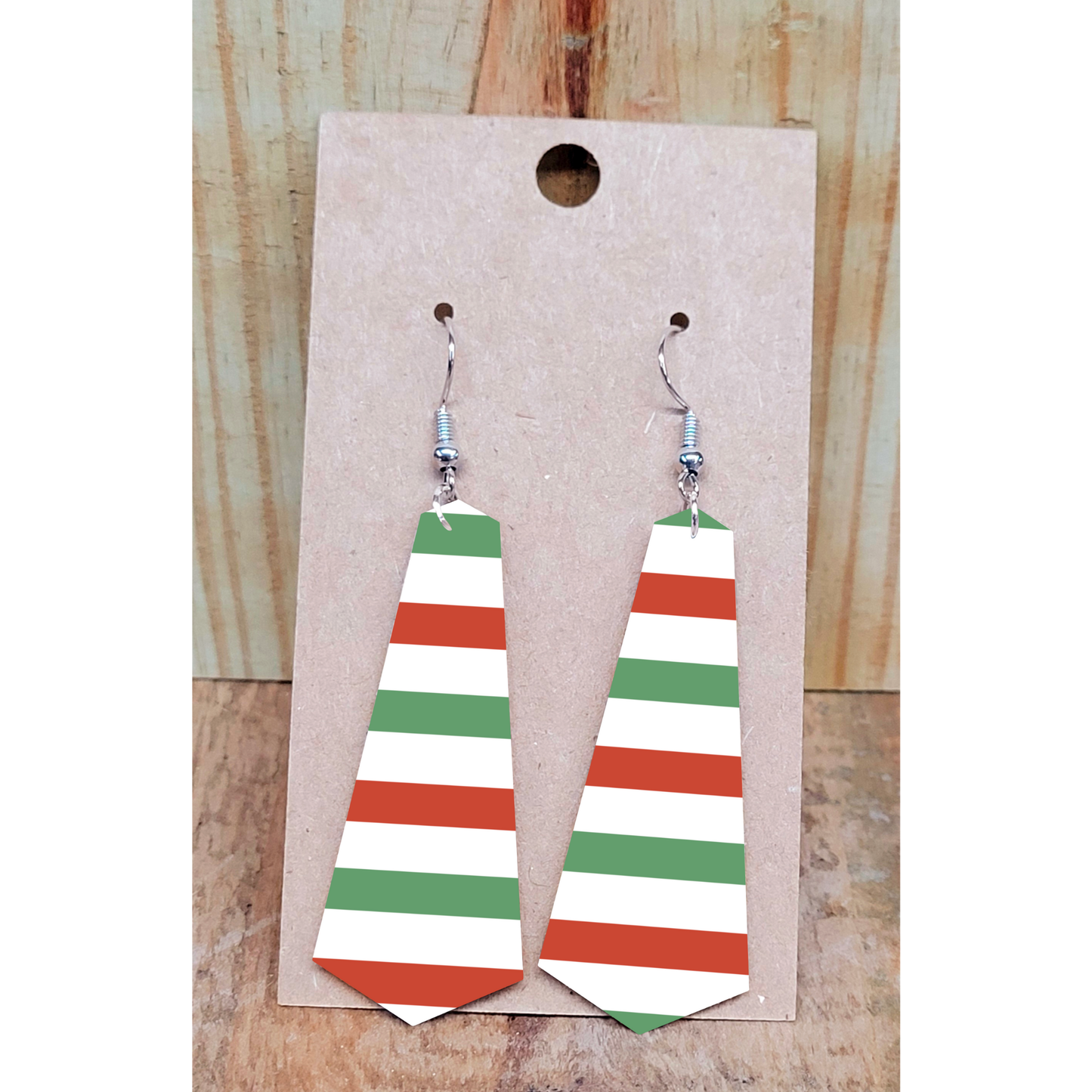 Christmas Stripes Earrings