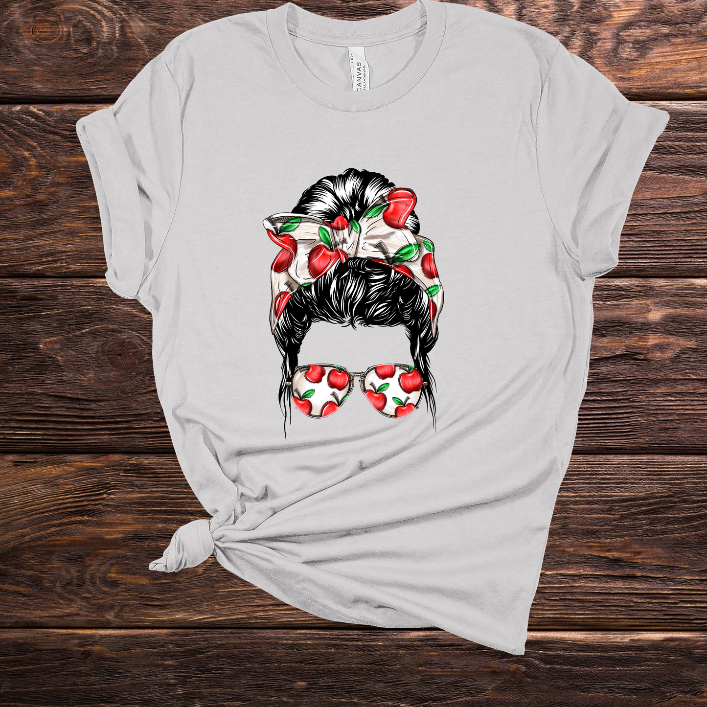 Apple Themed Teacher Graphic Tee
