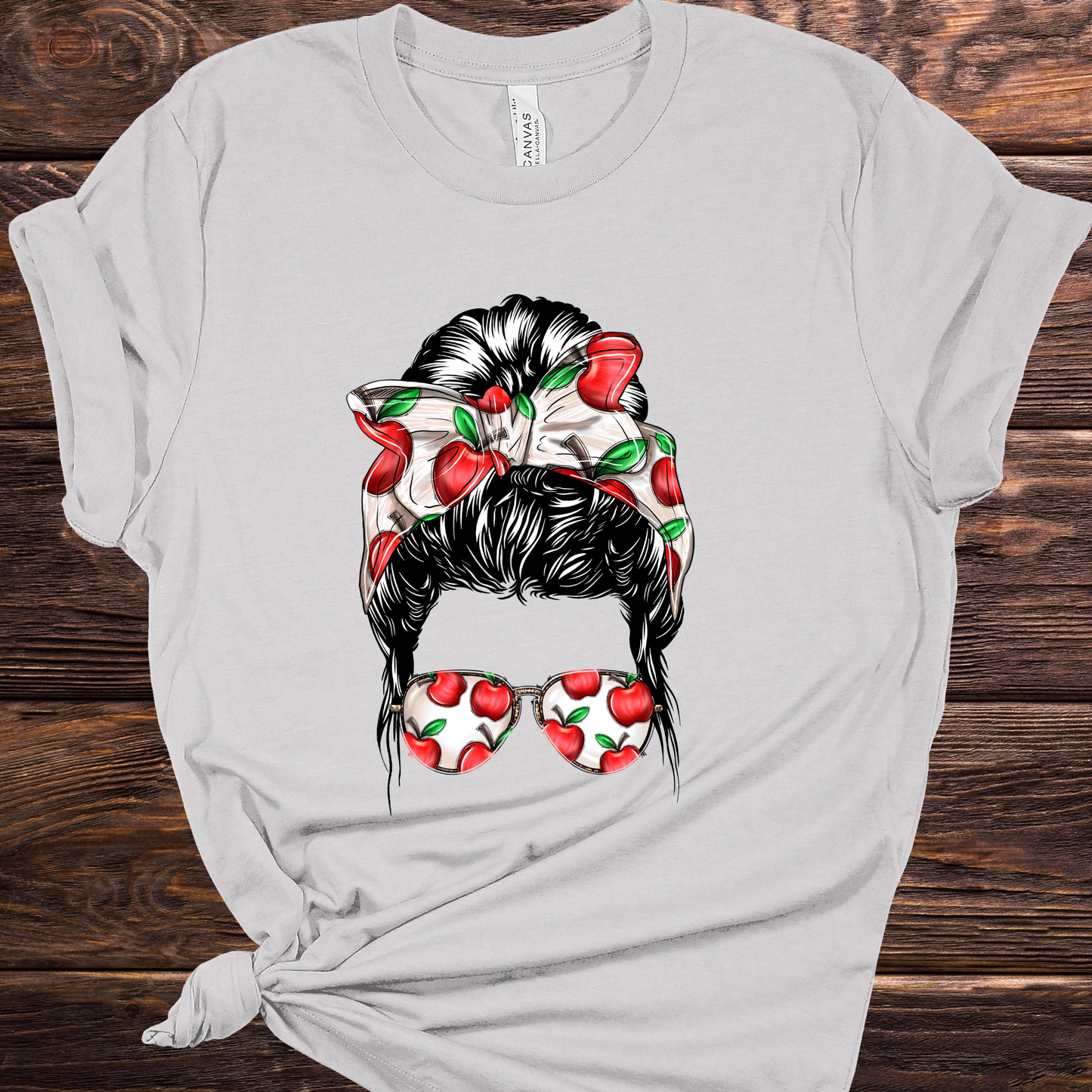 Apple Themed Teacher Graphic Tee