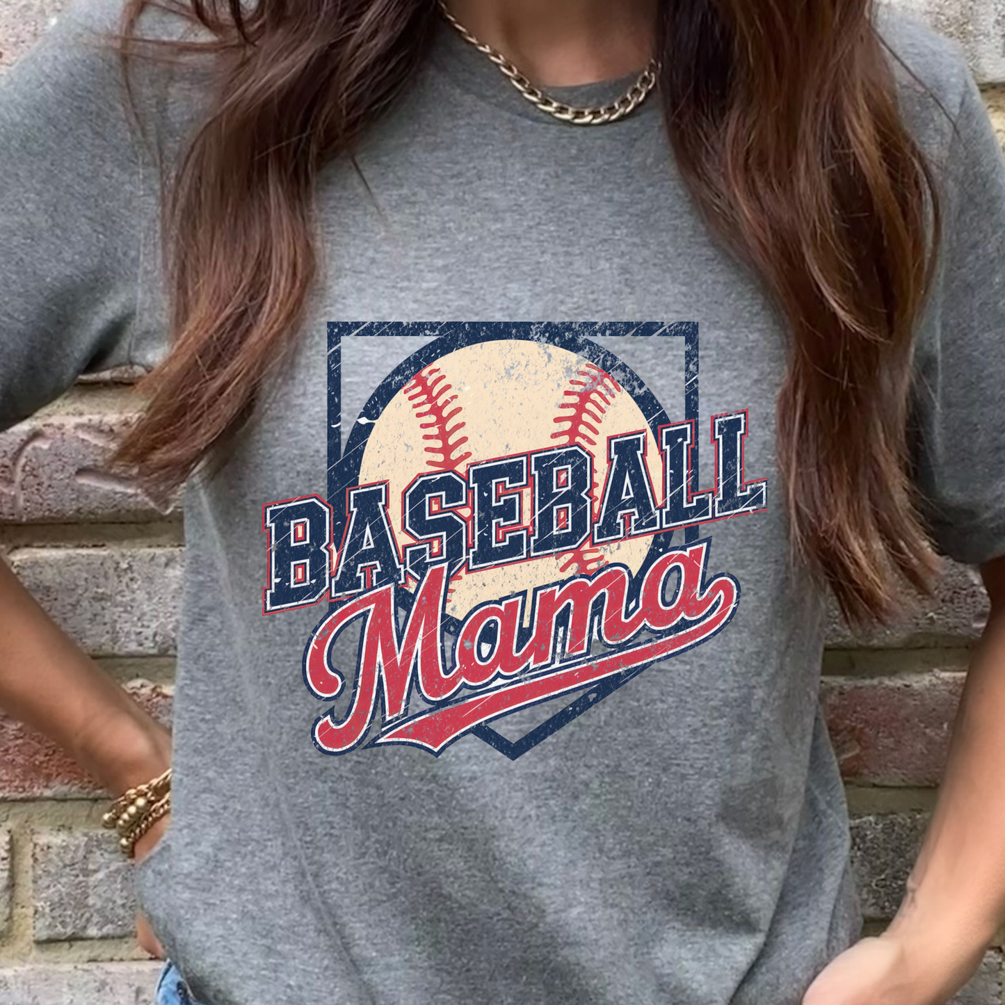 Baseball Mama Graphic Tee
