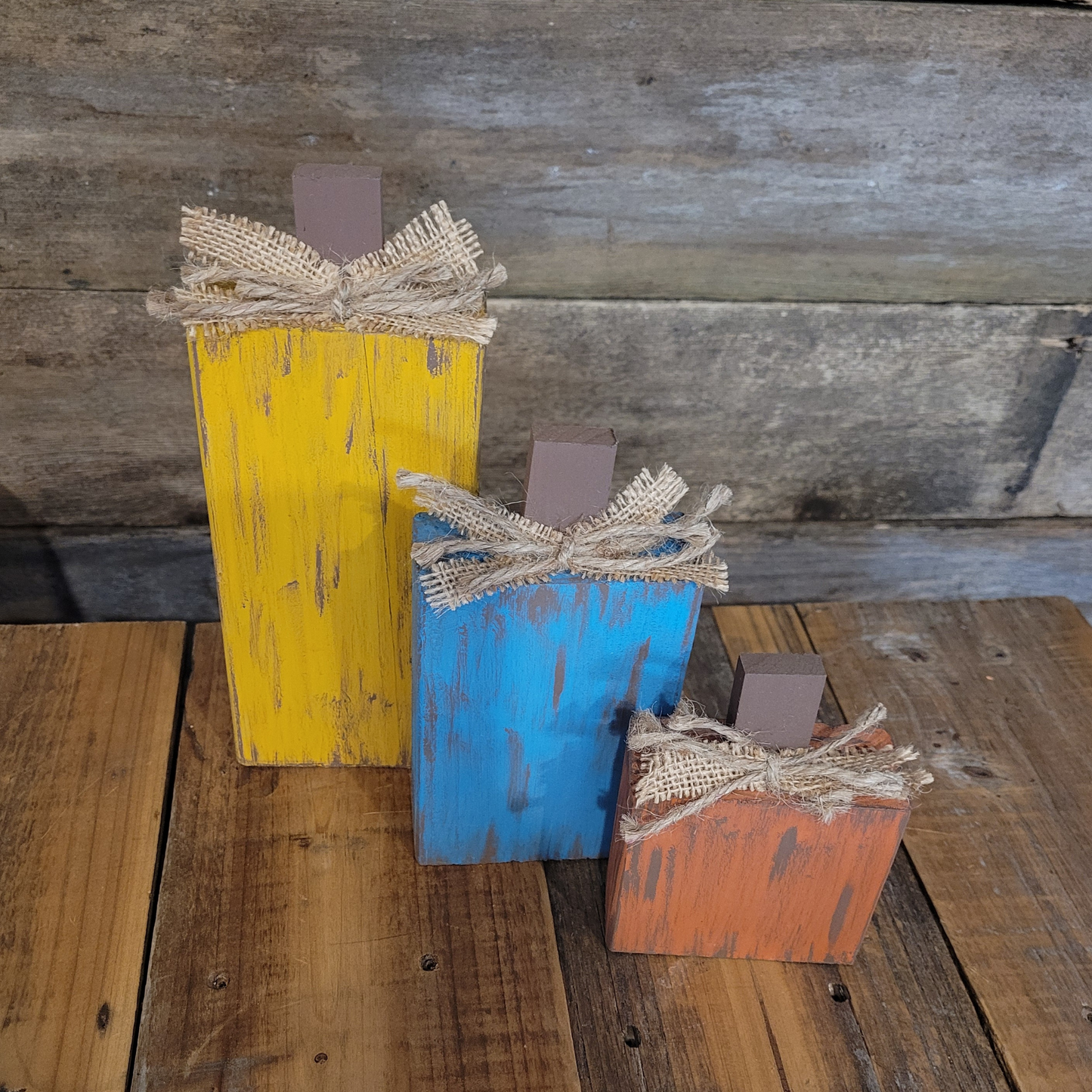 3 Piece Pumpkins