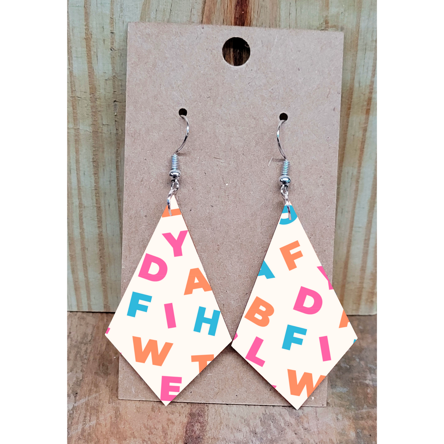 Alphabet Earrings