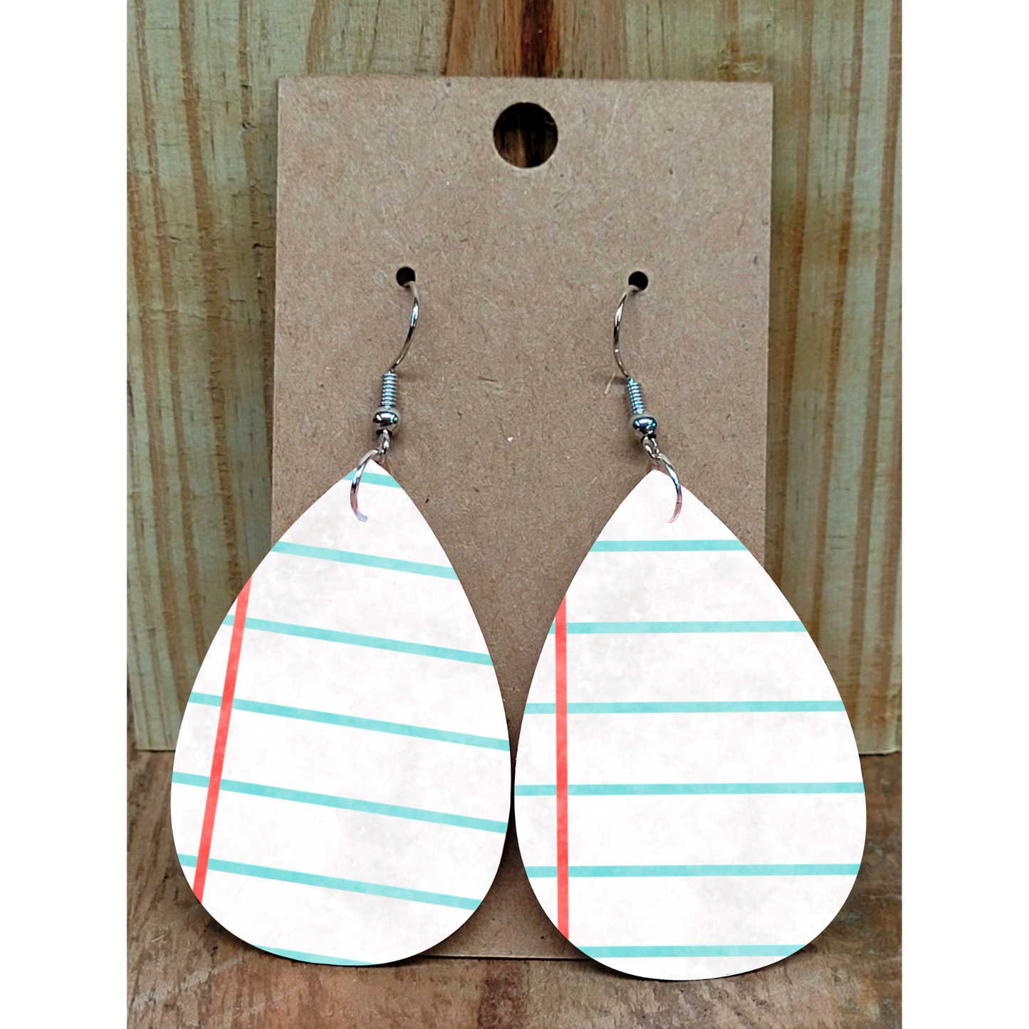 Notebook Earrings