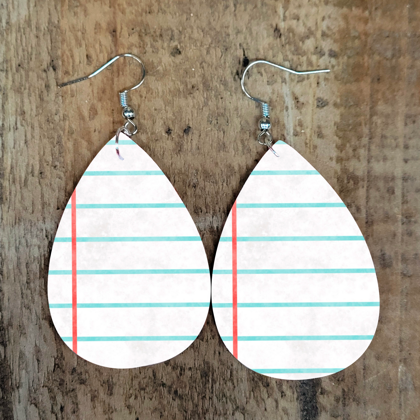 Notebook Earrings