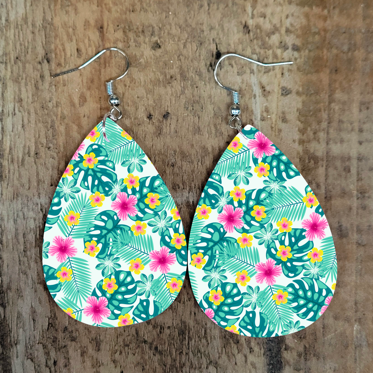 Tropical Floral Earrings