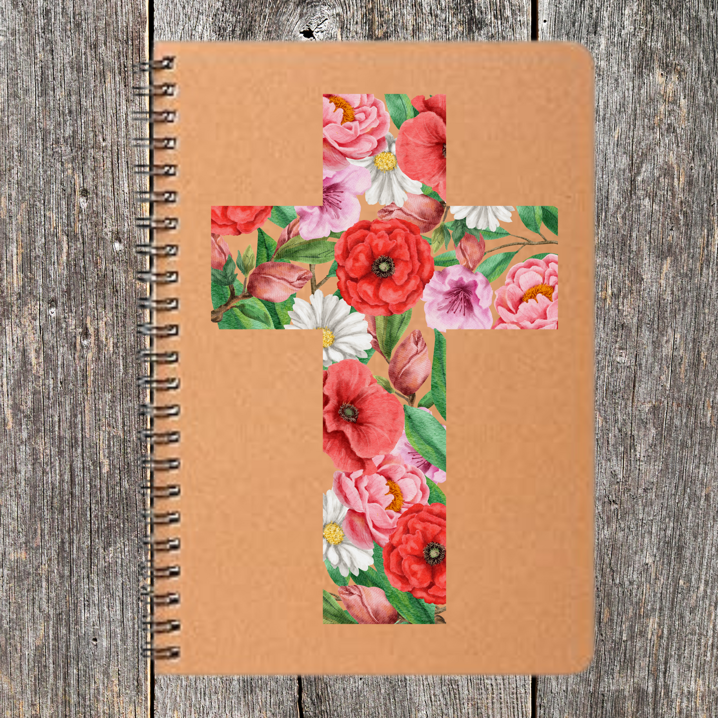 Floral Cross Journal